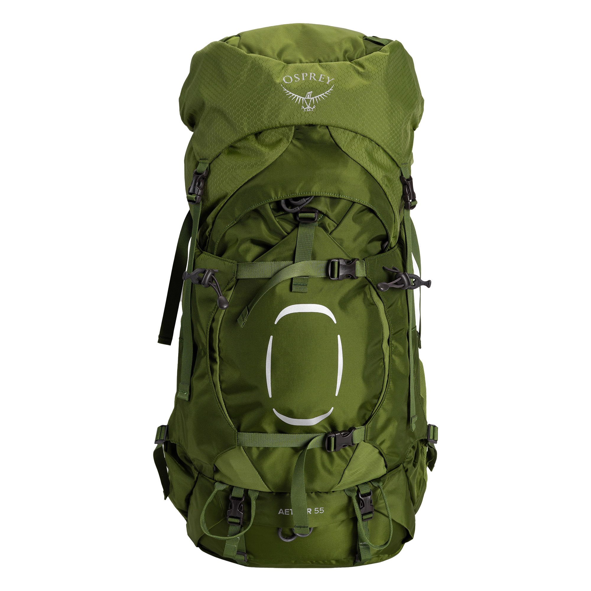 Plecak trekkingowy męski Osprey Aether 55 l garlic mustard green 