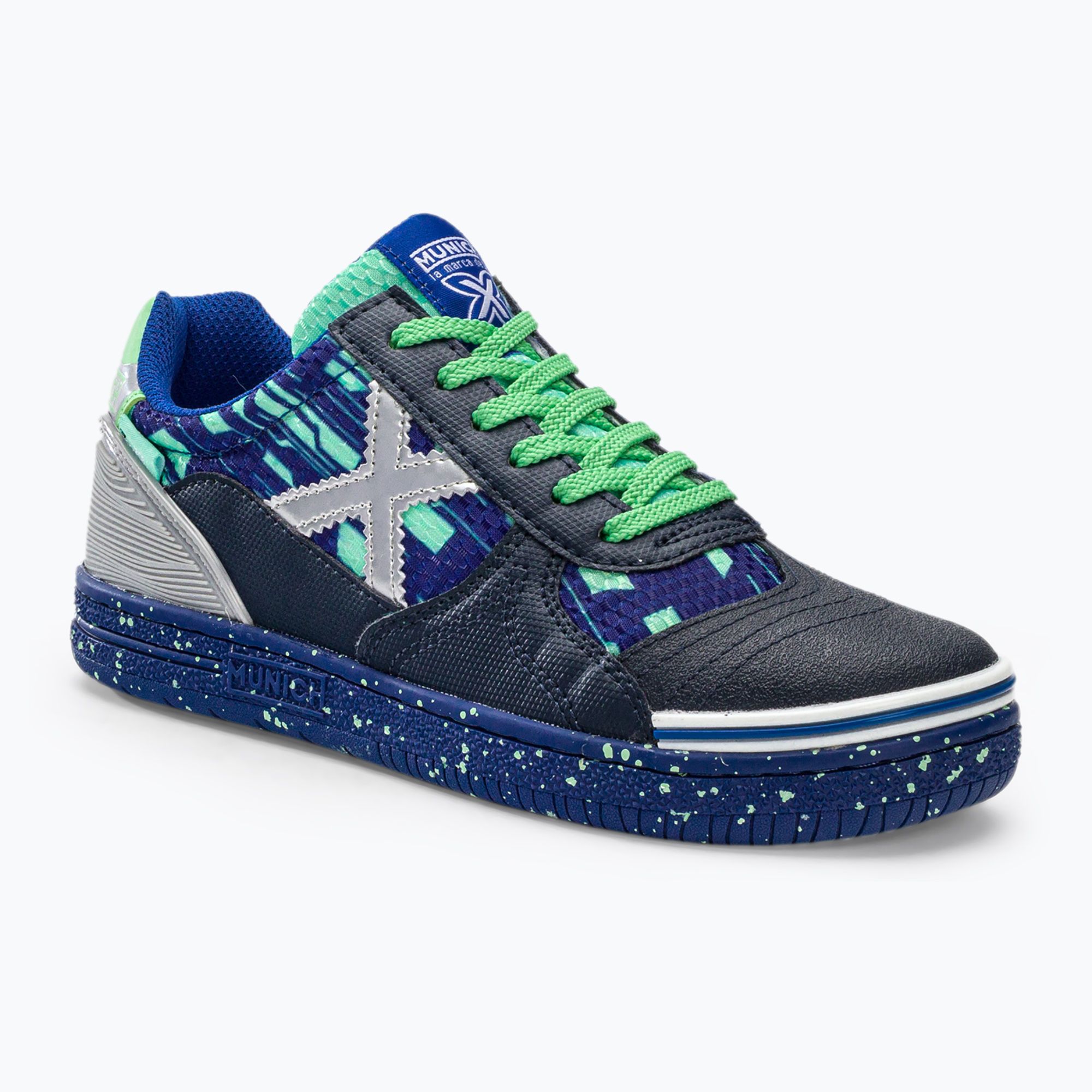 Buty piłkarskie dziecięce MUNICH G-3 Kid Indoor azul 