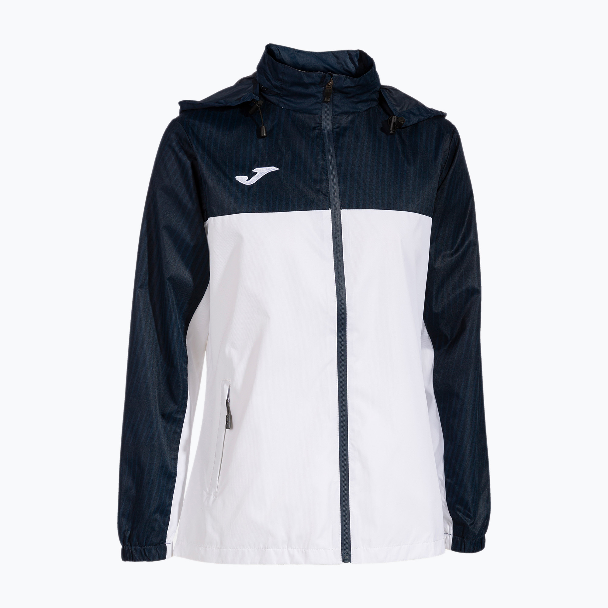 Kurtka tenisowa damska Joma Montreal Raincoat W white/navy 