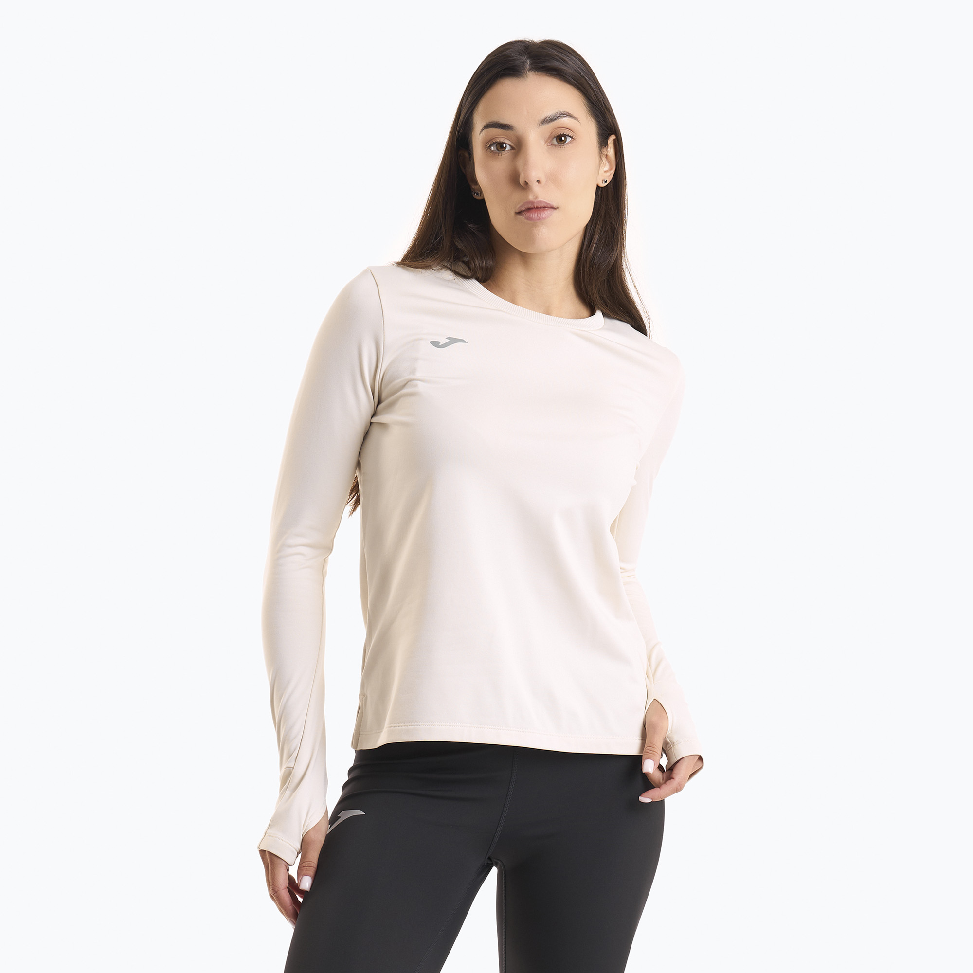 Bluza do biegania damska Joma R-Nature beige 
