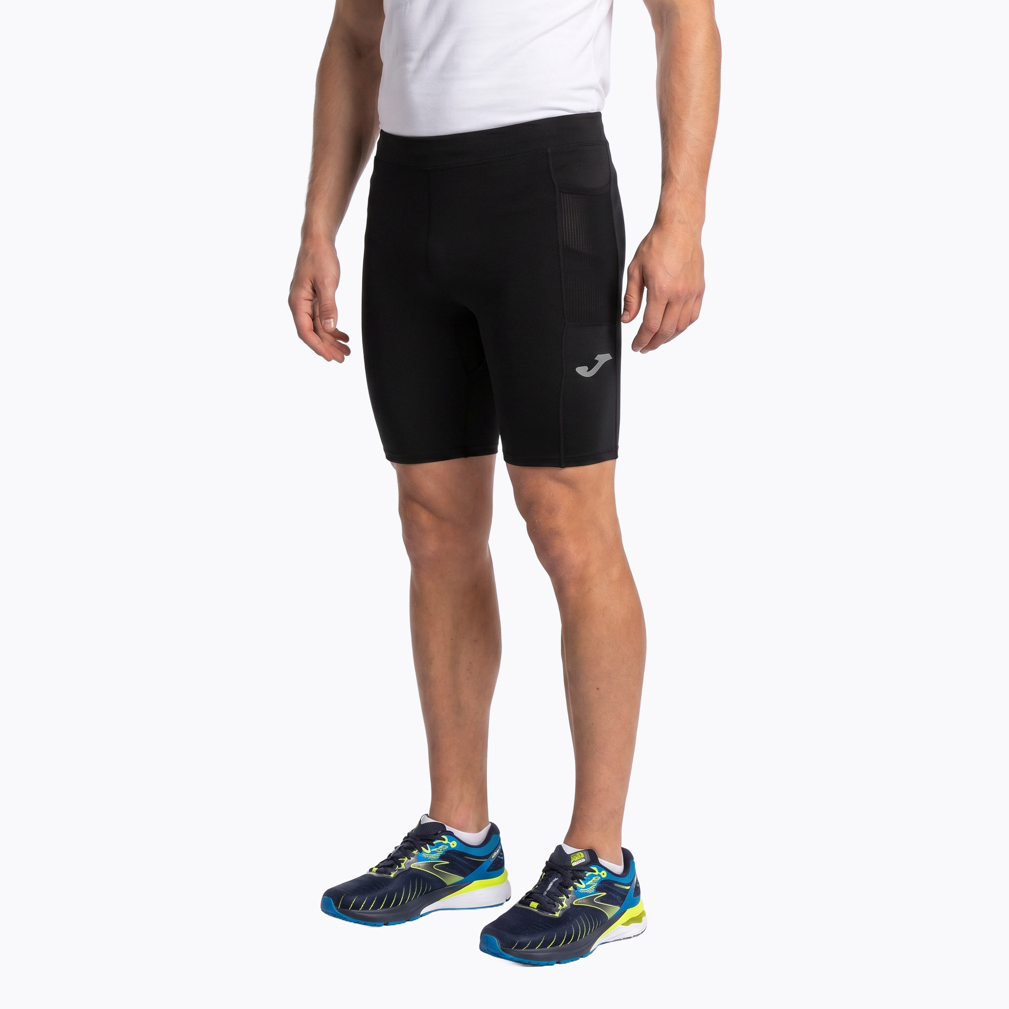 Мъжки къси чорапогащи за бягане Joma Elite X Short Tights black 700038.100