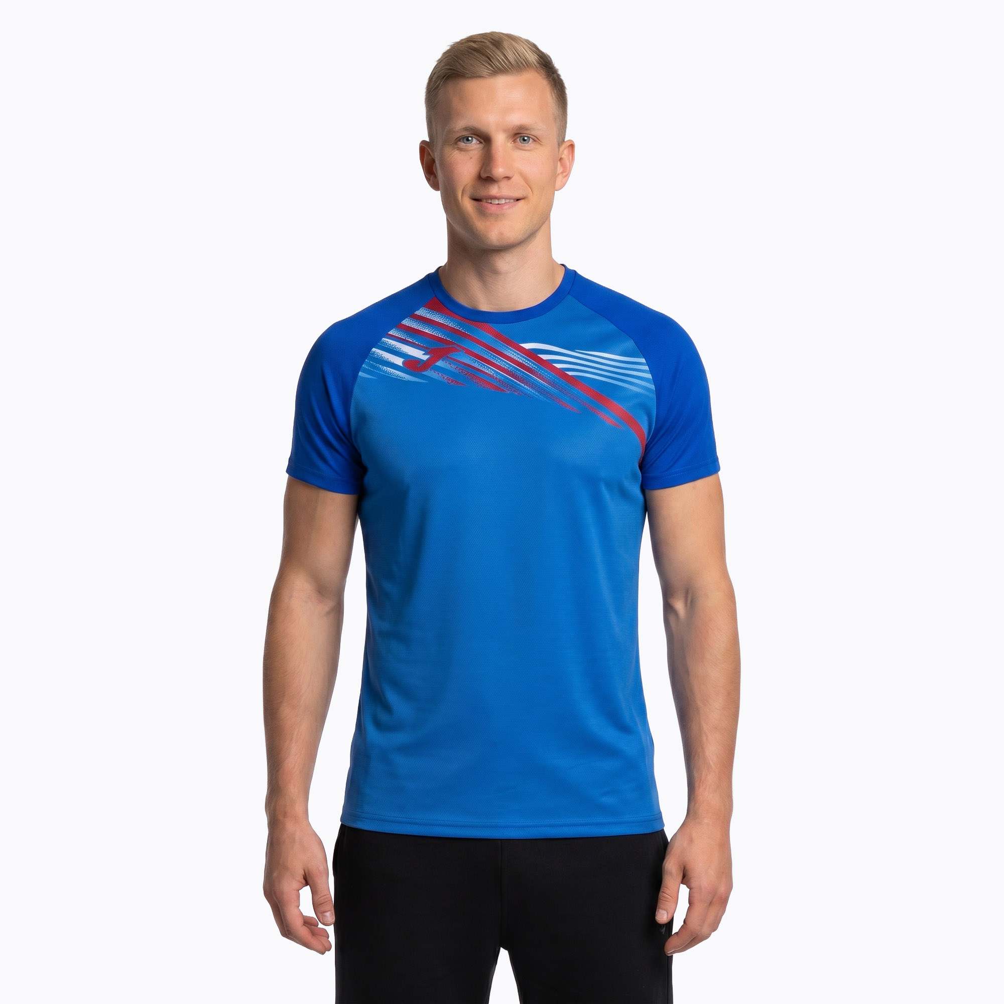 Мъжка тениска за бягане Joma Elite X blue 103101.700