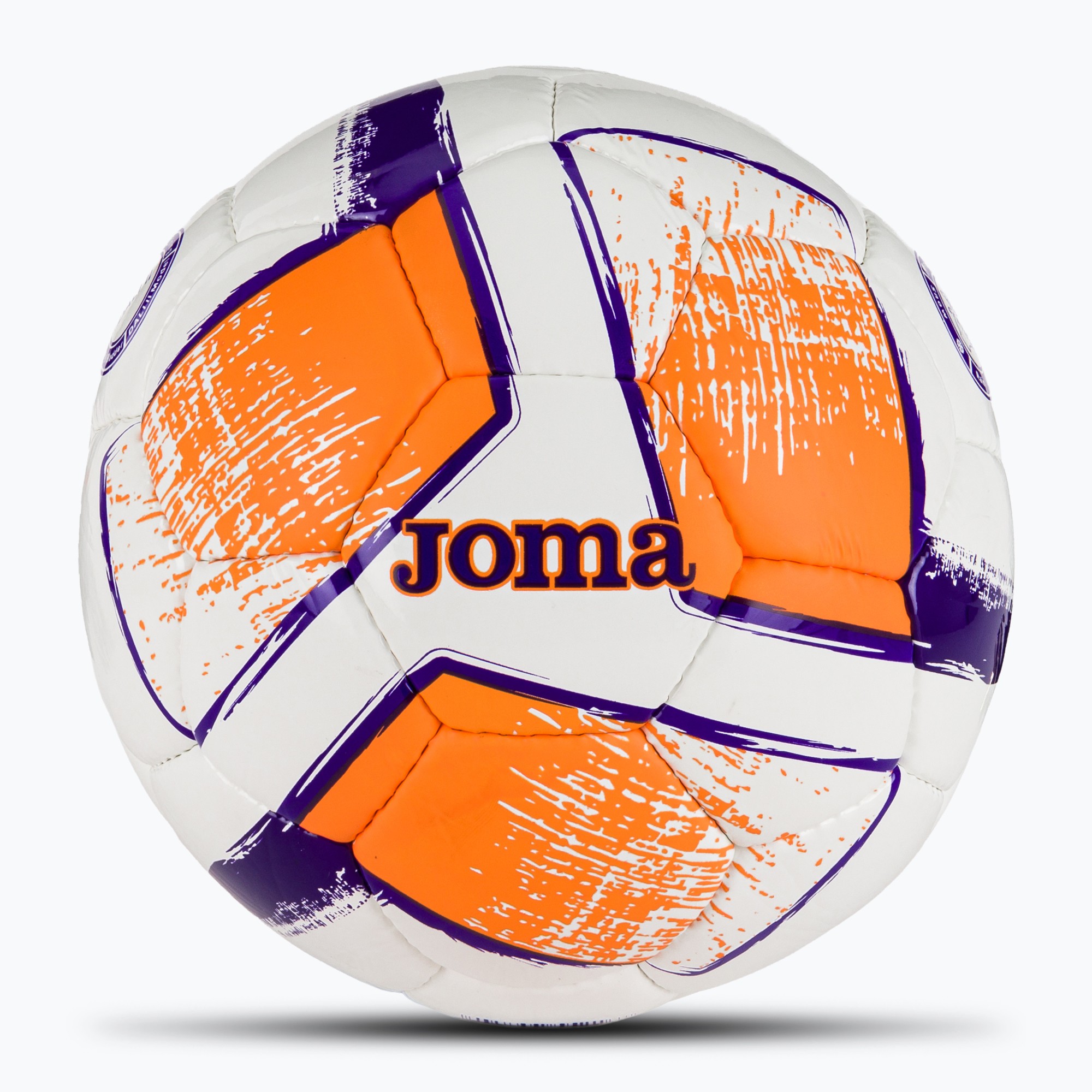 Futbalová lopta  Joma Dali II biela/fluor oranžová/fialová veľkosť 5