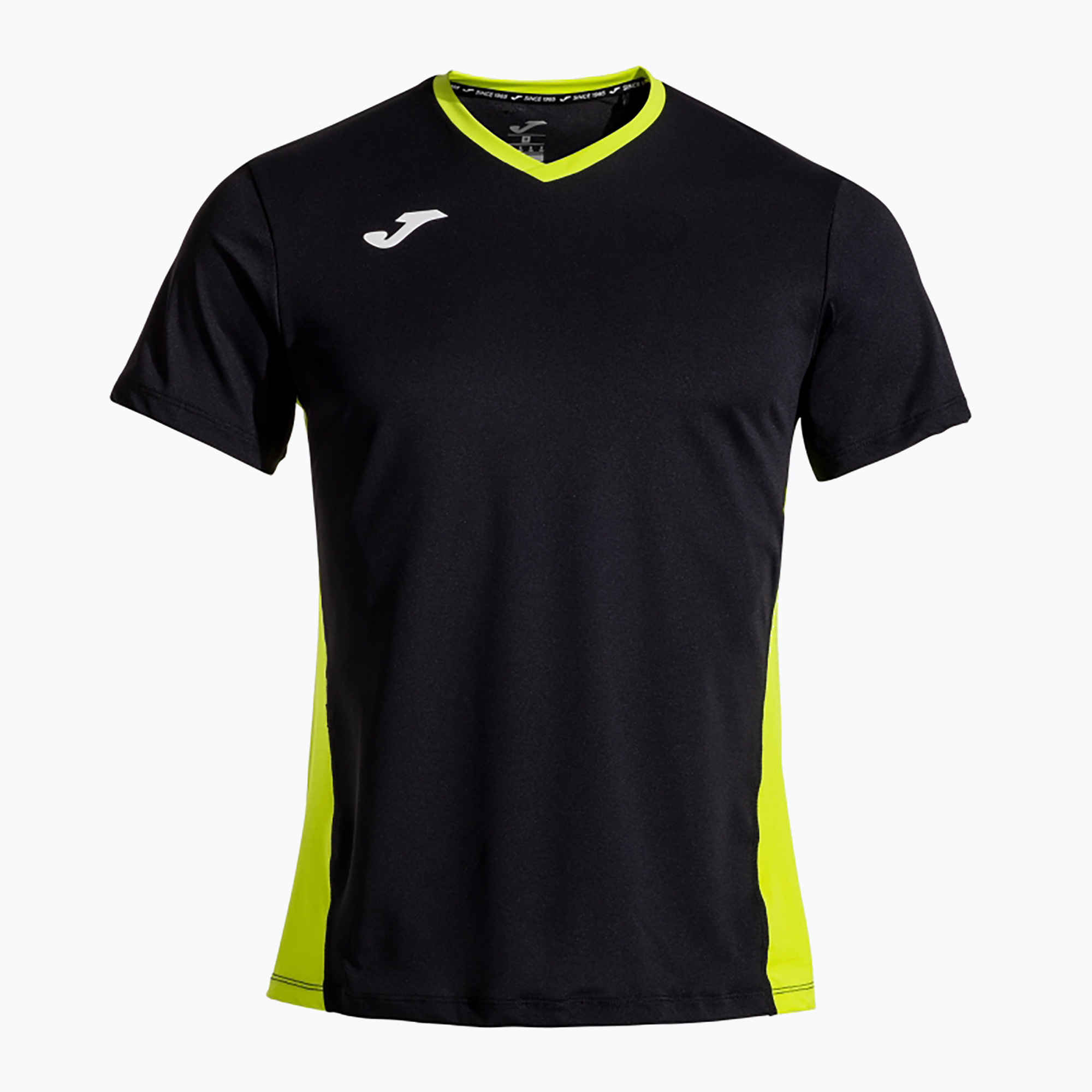 Koszulka tenisowa męska Joma Court black/green 