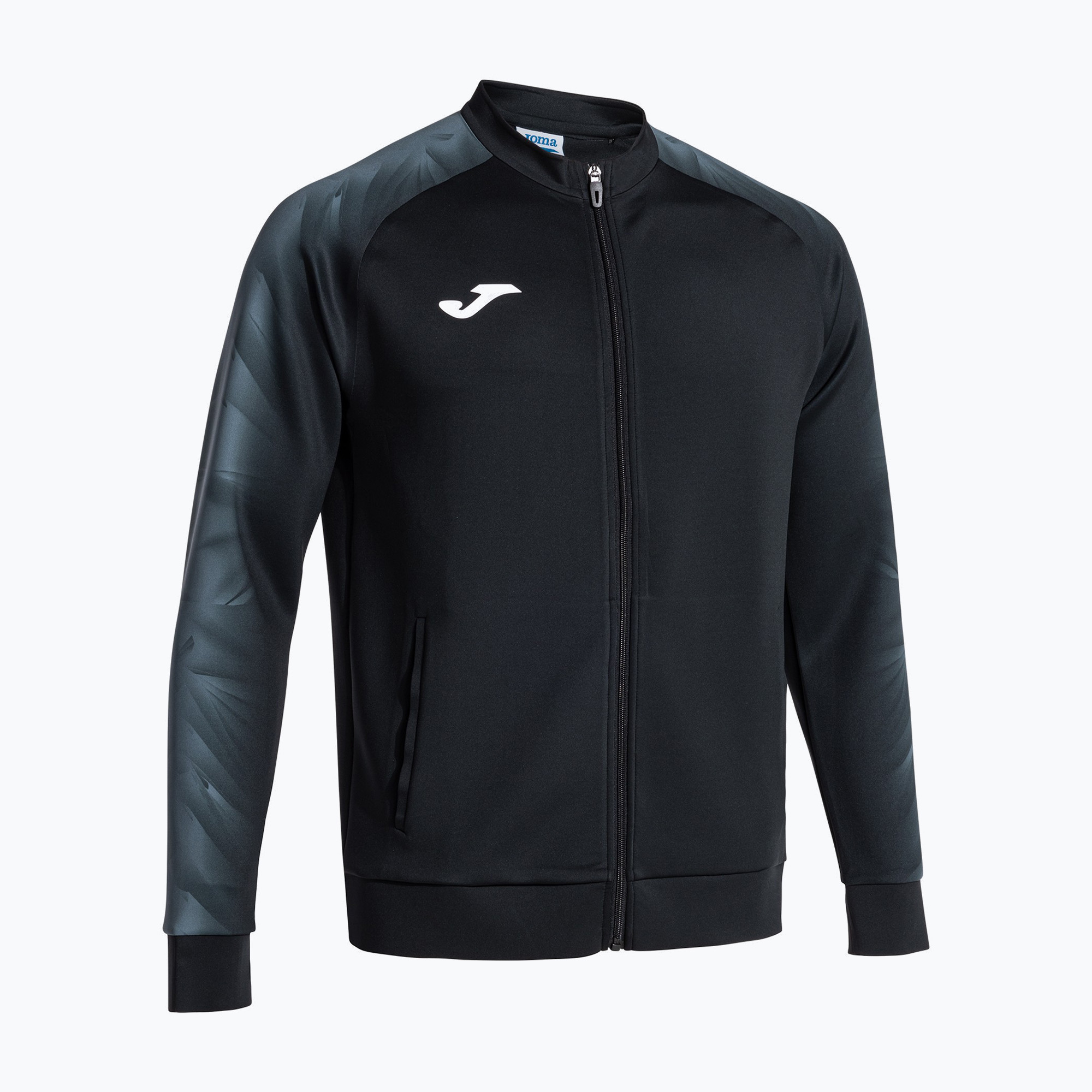 Bluza do biegania męska Joma Elite XI Full Zip black/anthracite 