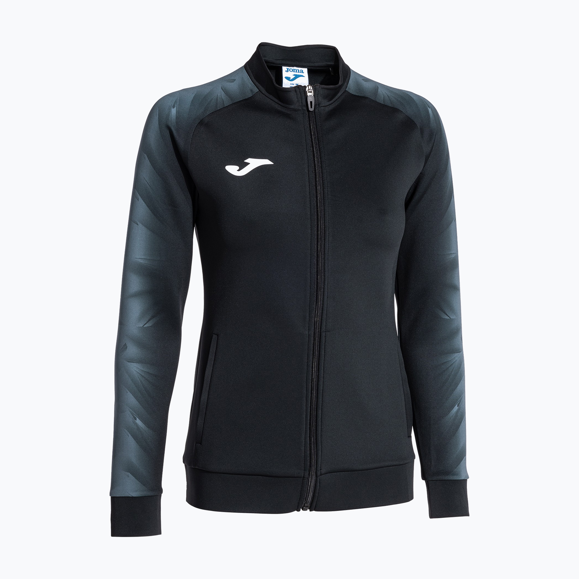 Bluza do biegania damska Joma Elite XI Full Zip black/anthracite 