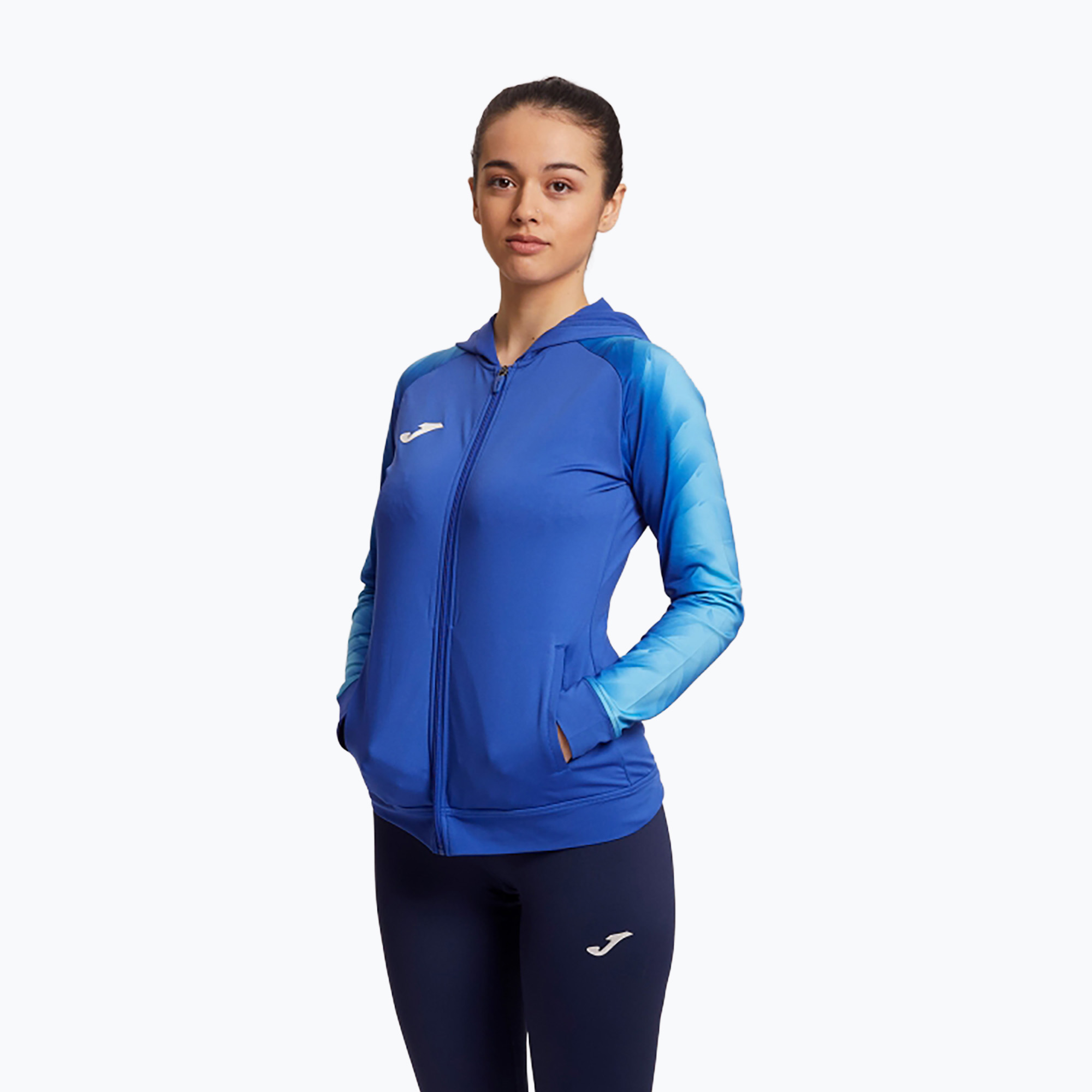 Bluza do biegania damska Joma Elite XI Hoodie royal 