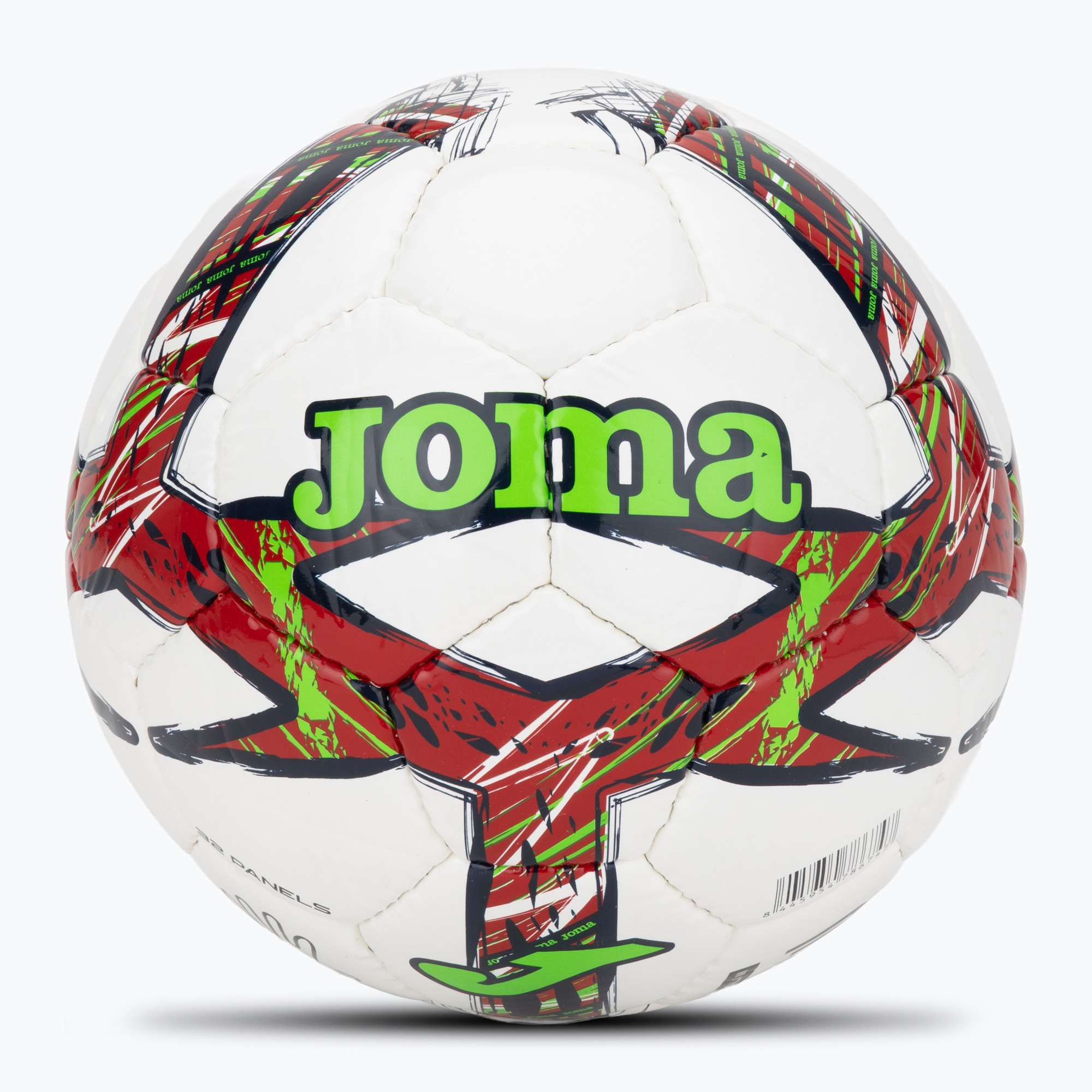 Futbalová lopta Joma Dali III red/fluor green veľkosť 3 
