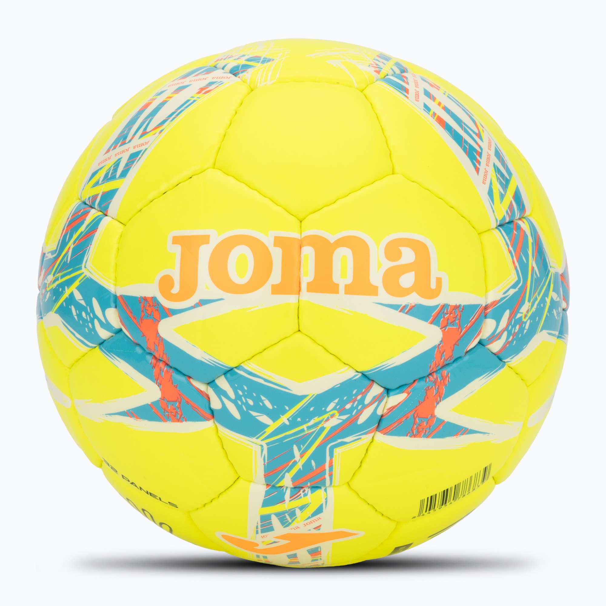 Futbalová lopta Joma Dali III žltá/fluor tyrkysová veľkosť 3