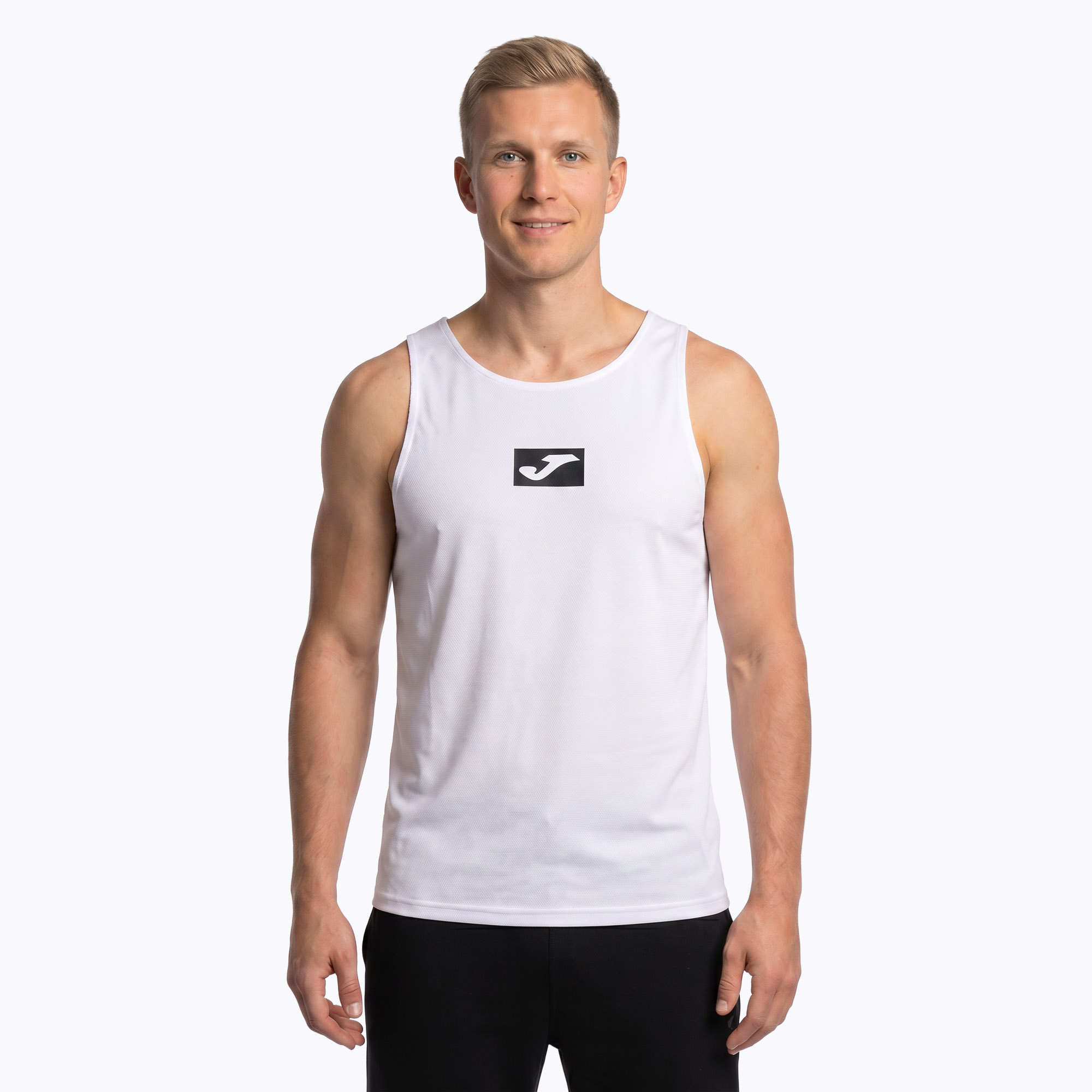 Koszulka do biegania męska Joma R-City white