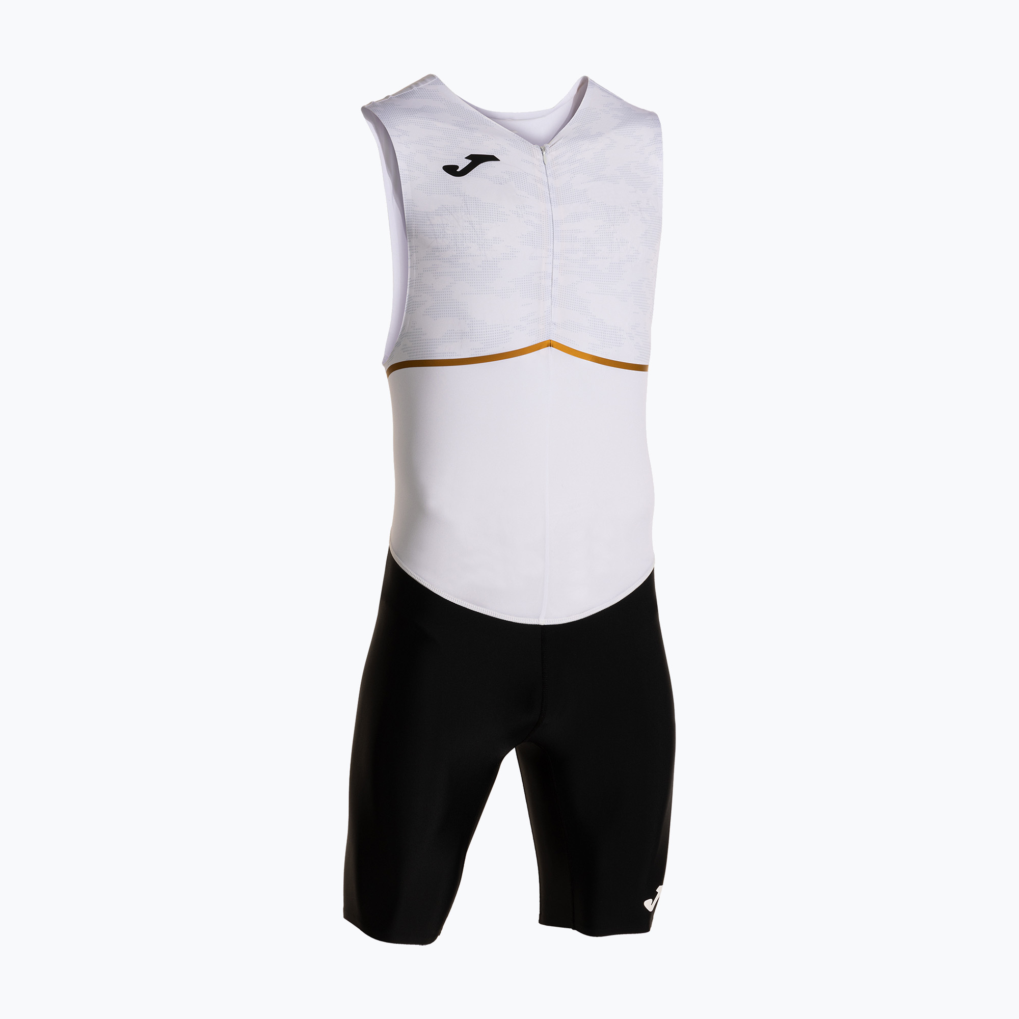 Kombinezon do biegania męski Joma Record III Bodysuit white/black 