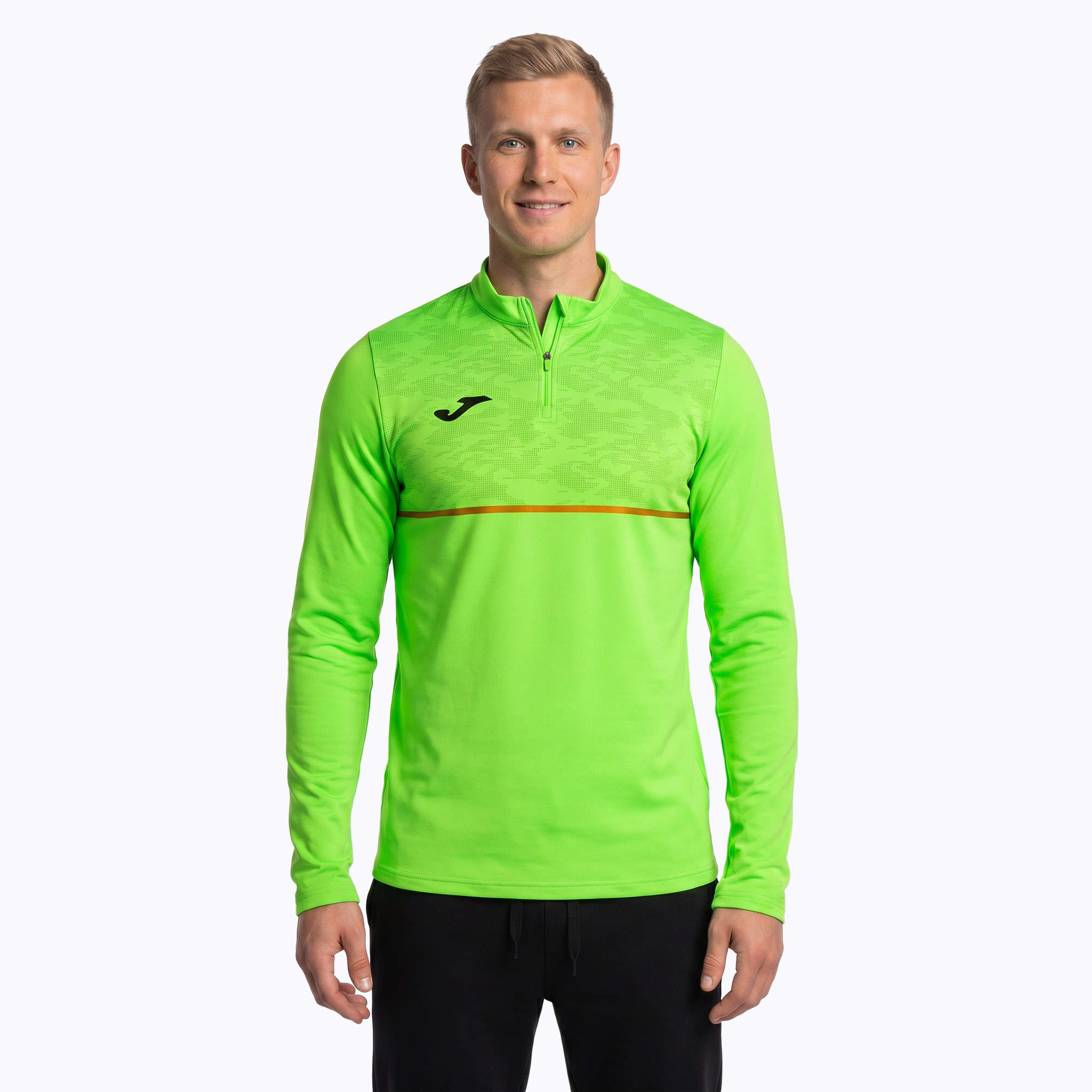 Мъжки потник за бягане Joma Record III fluor green
