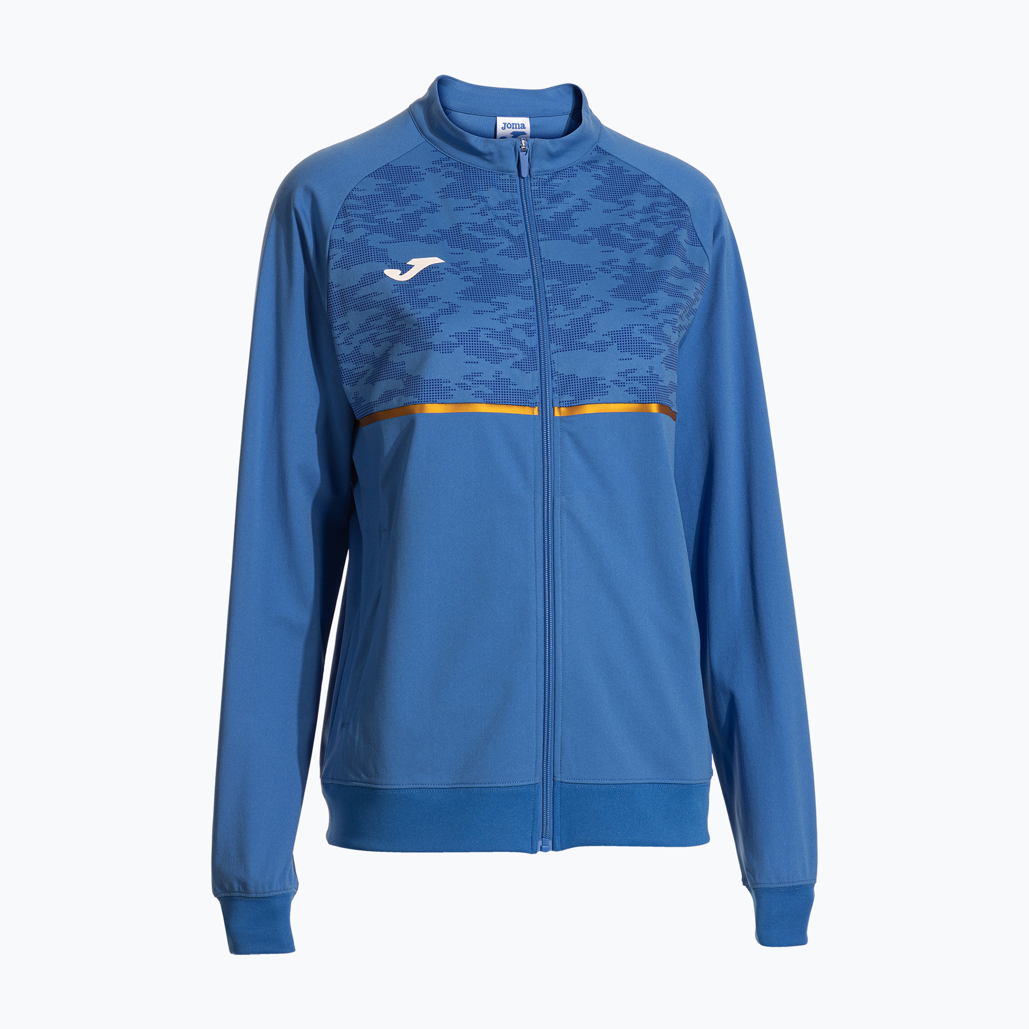 Bluza do biegania damska Joma Record III Full Zip royal 