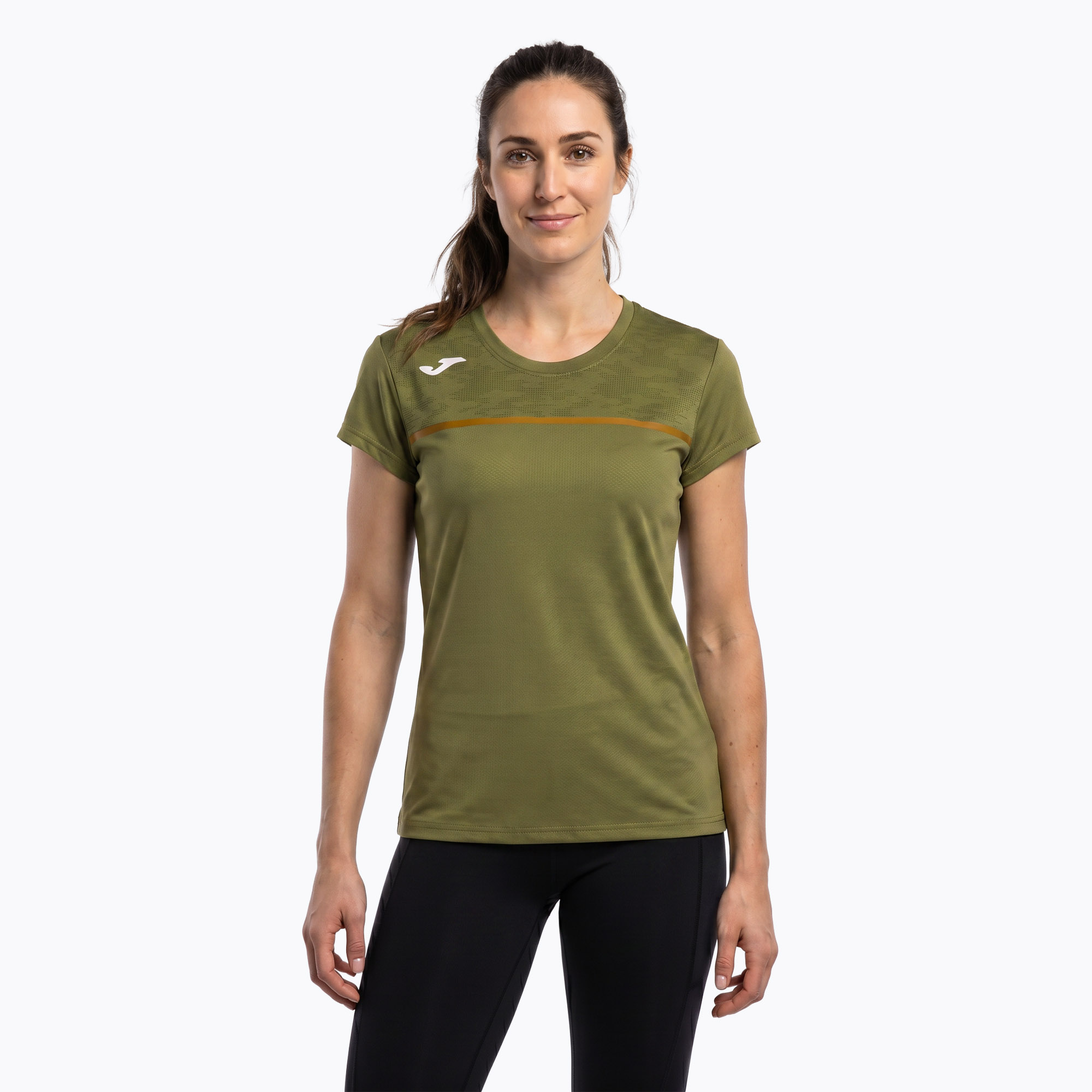 Tricou de alergare pentru femei Joma Record III khaki
