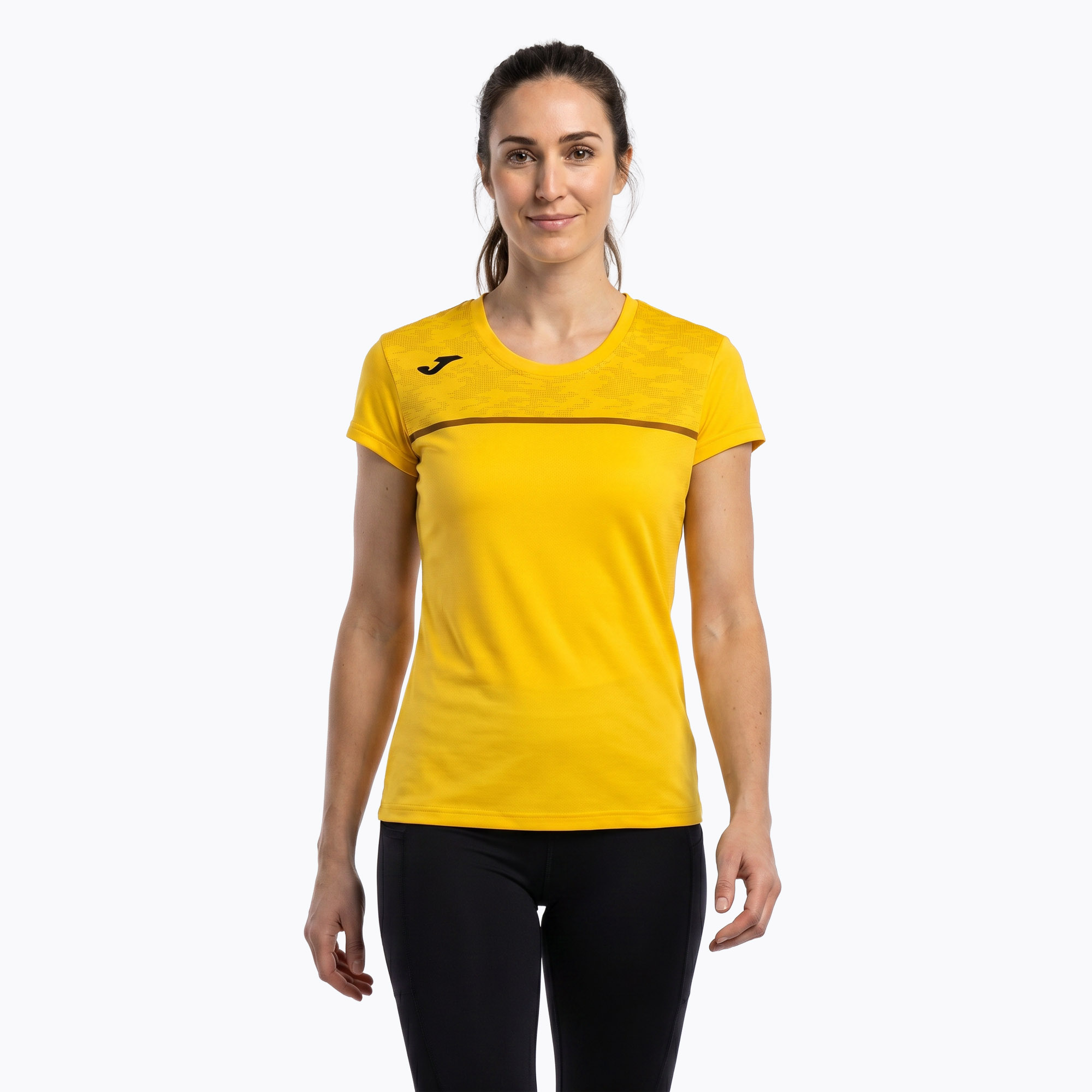 Tricou de alergare pentru femei  Joma Record III yellow