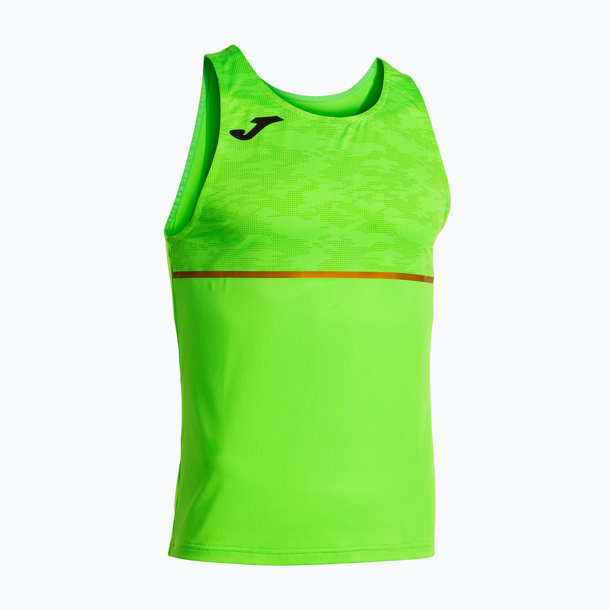 Мъжка тениска за бягане Joma Record III fluor green