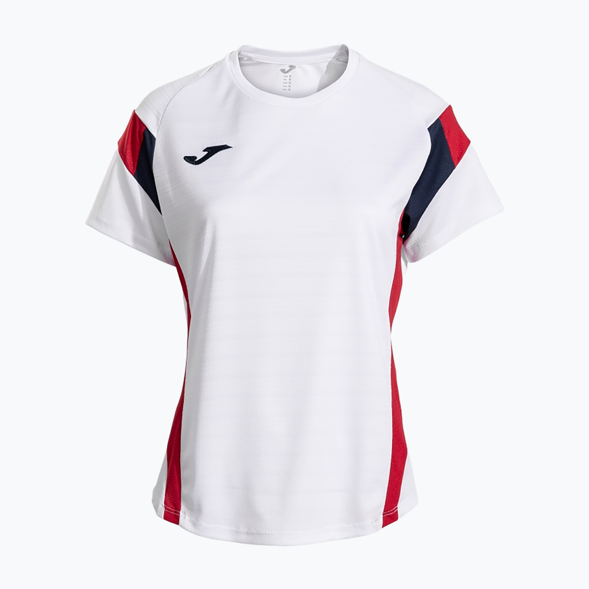 Koszulka tenisowa damska Joma Montreal white/red 