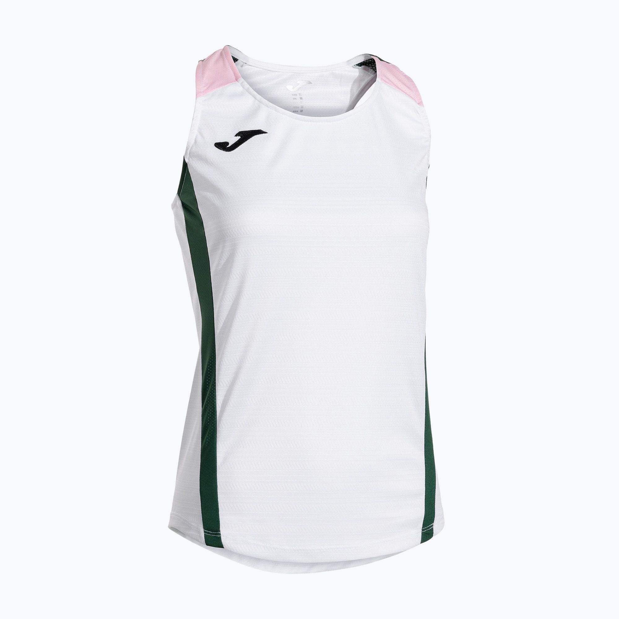 Koszulka tenisowa damska Joma Montreal white/green 