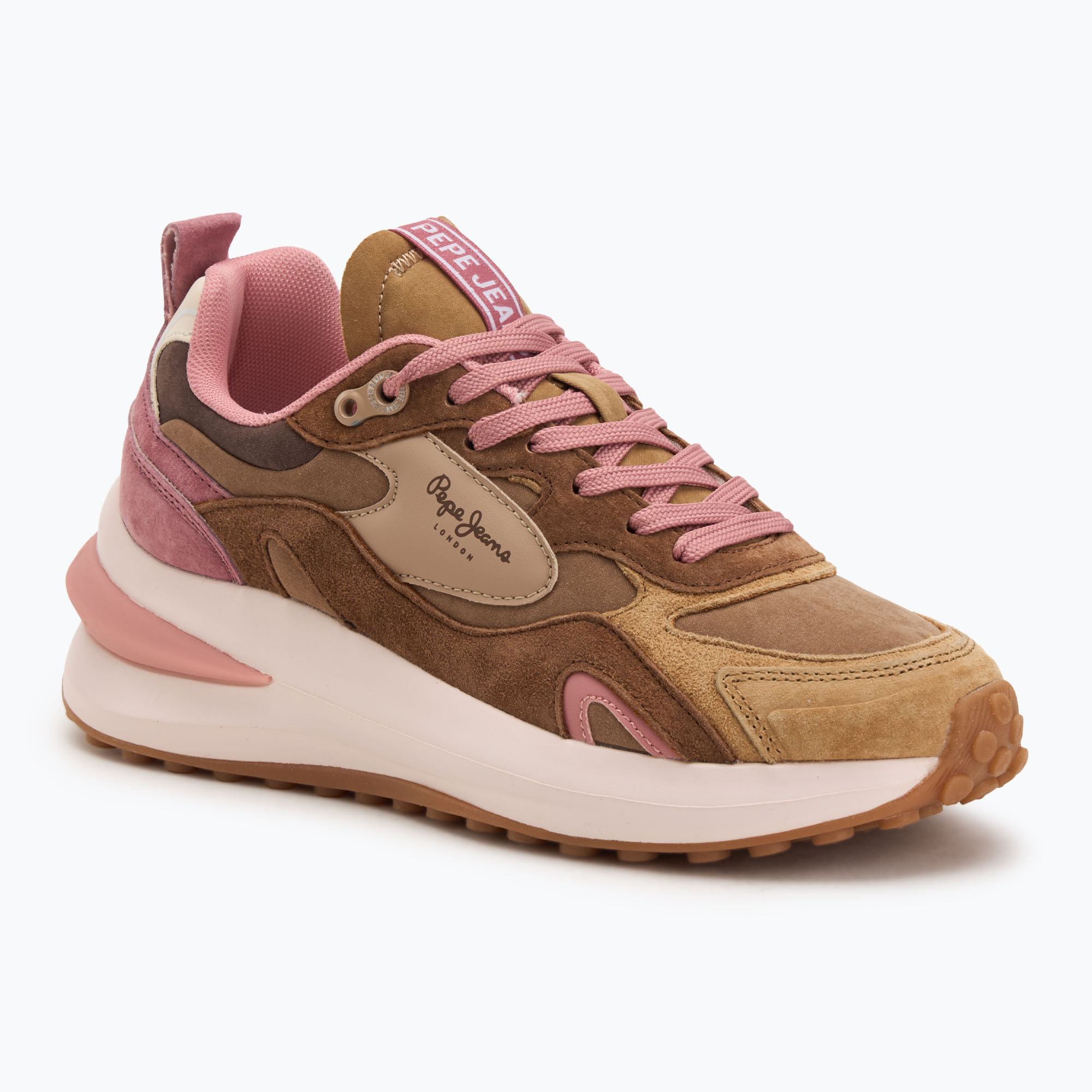 Buty damskie Pepe Jeans Winslow Serie bronze beige 