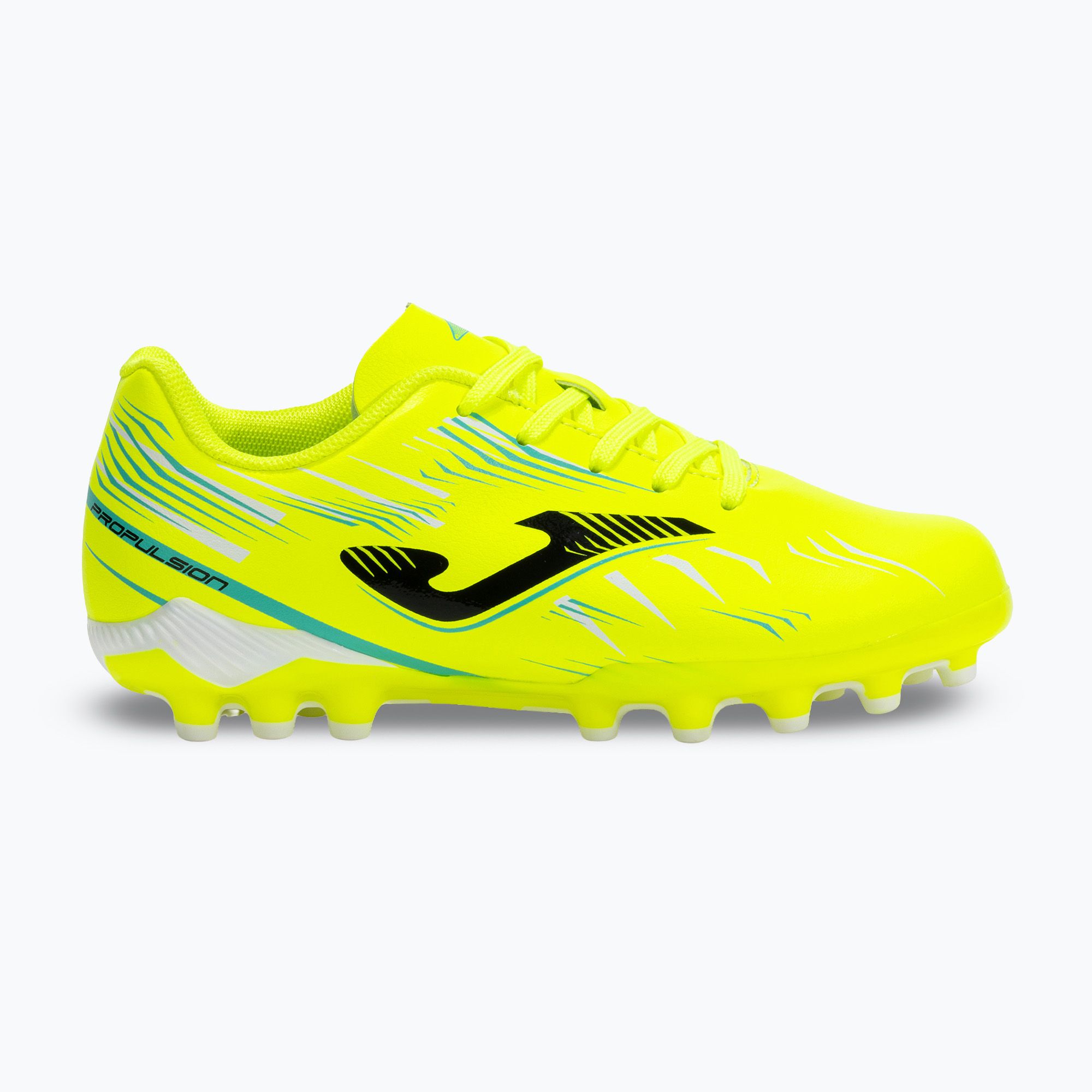 Buty piłkarskie dziecięce Joma Propulsion Jr FG fluor yellow 