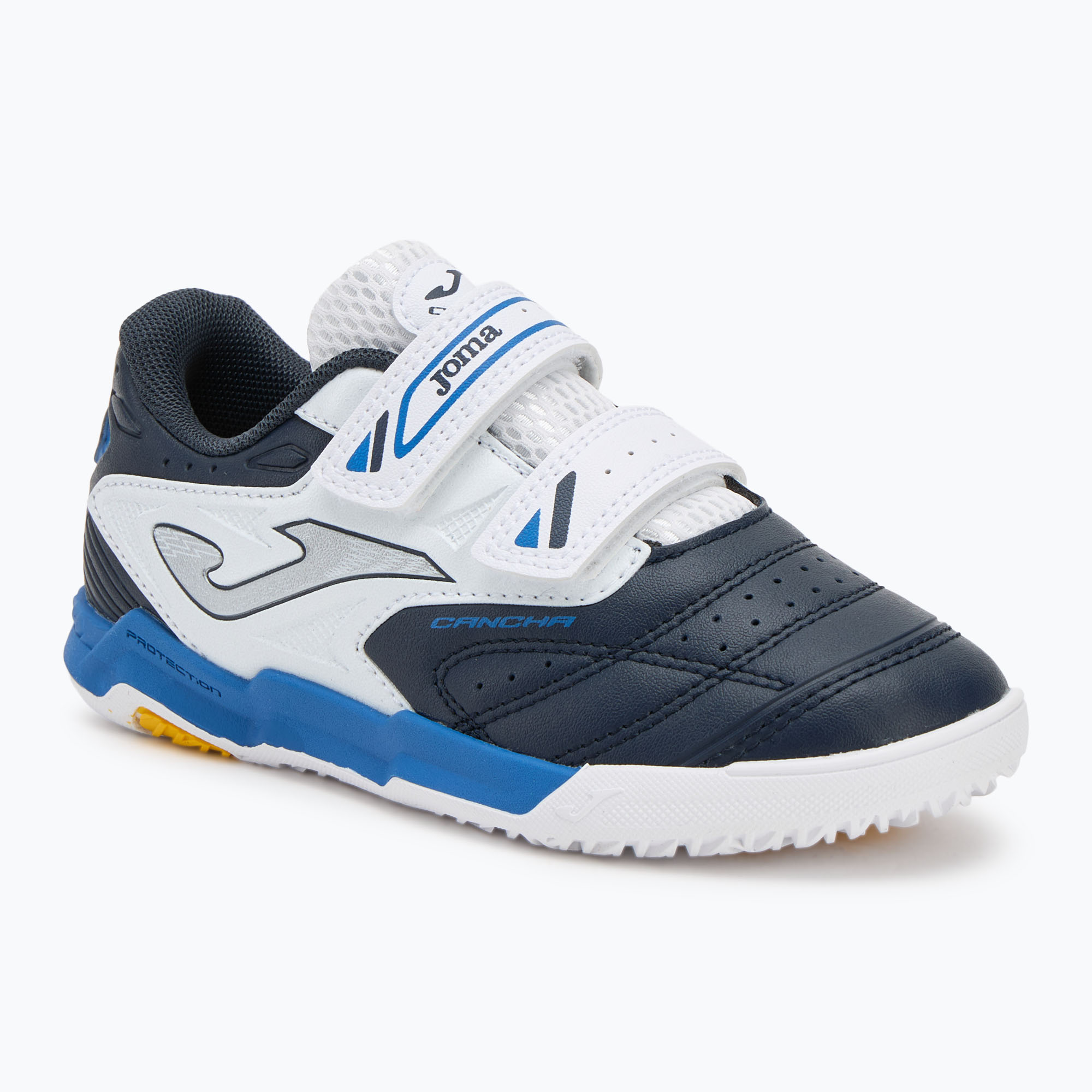 Buty piłkarskie dziecięce Joma Cancha Jr IN navy blue/white 