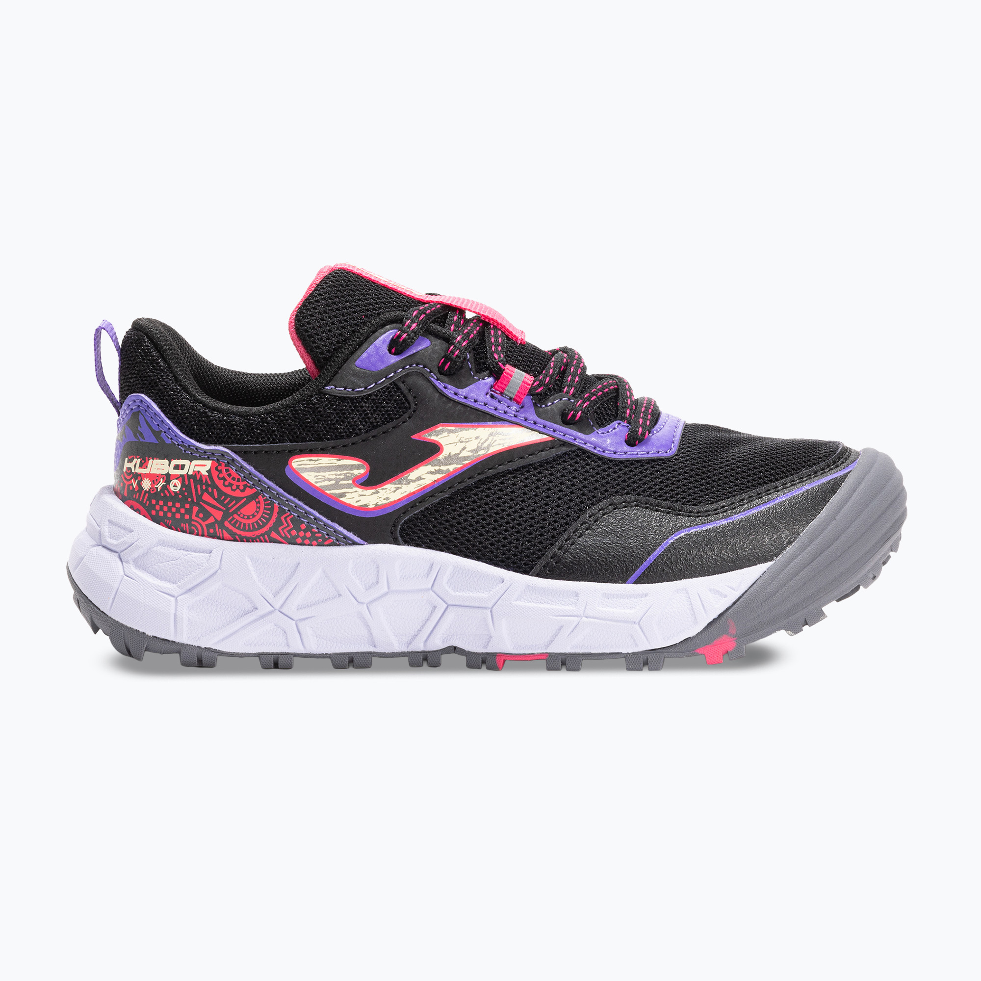 Buty do biegania dziecięce Joma Kubor black/purple 