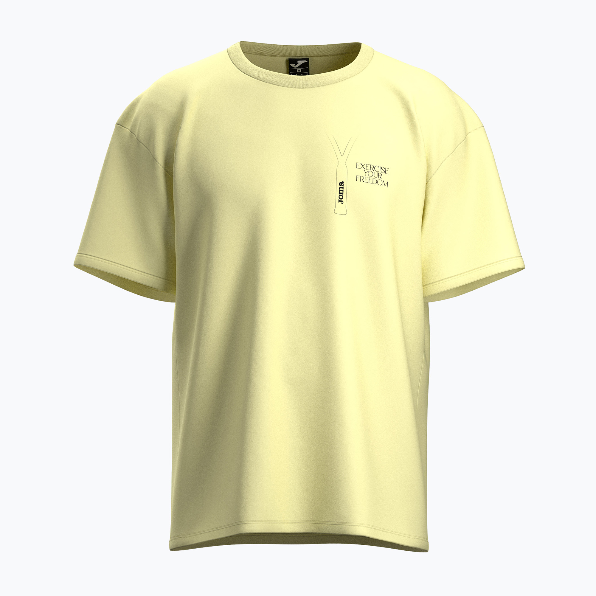 Pánske tenisové tričko Joma Challenge yellow