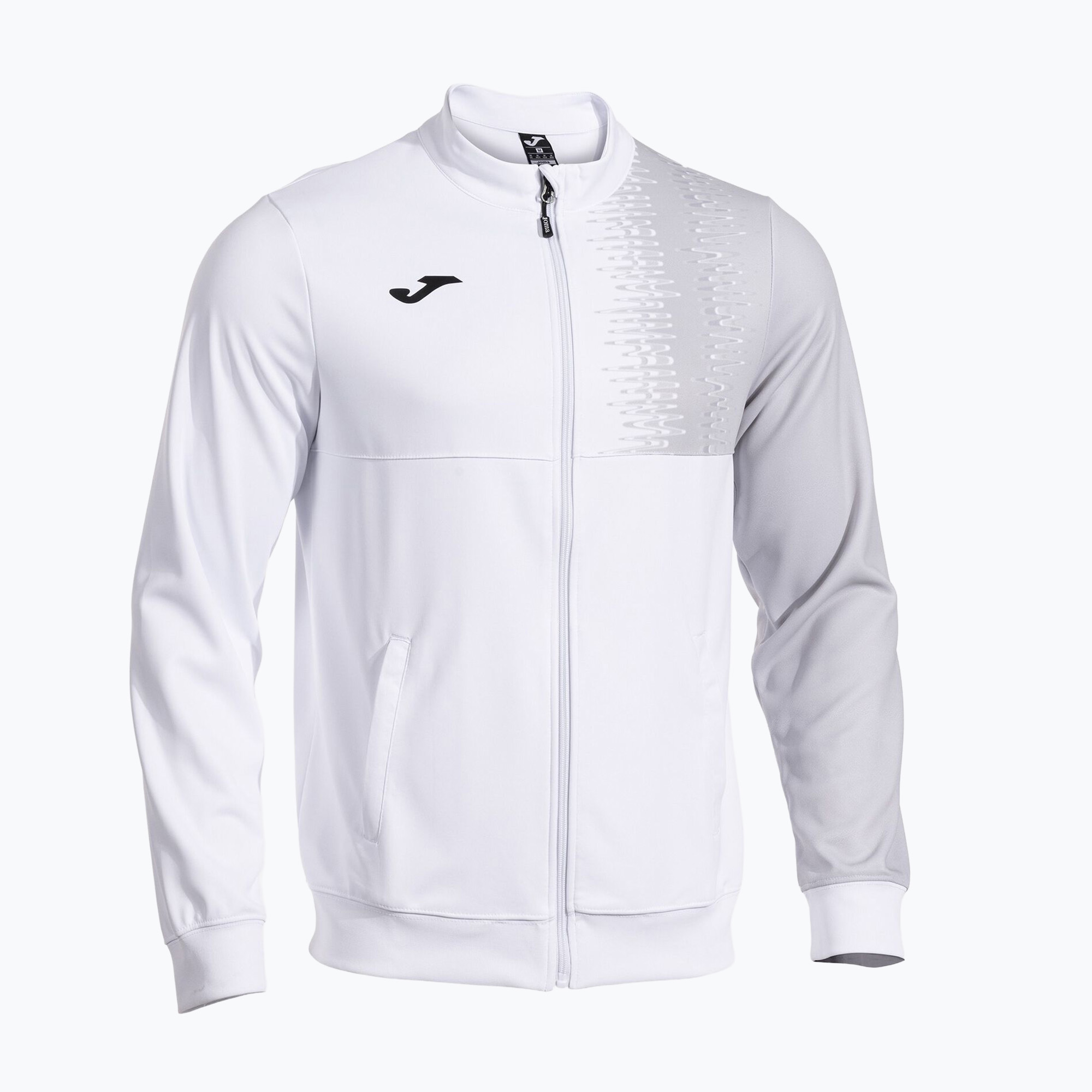 Bluza tenisowa męska Joma Smash Full Zip white 