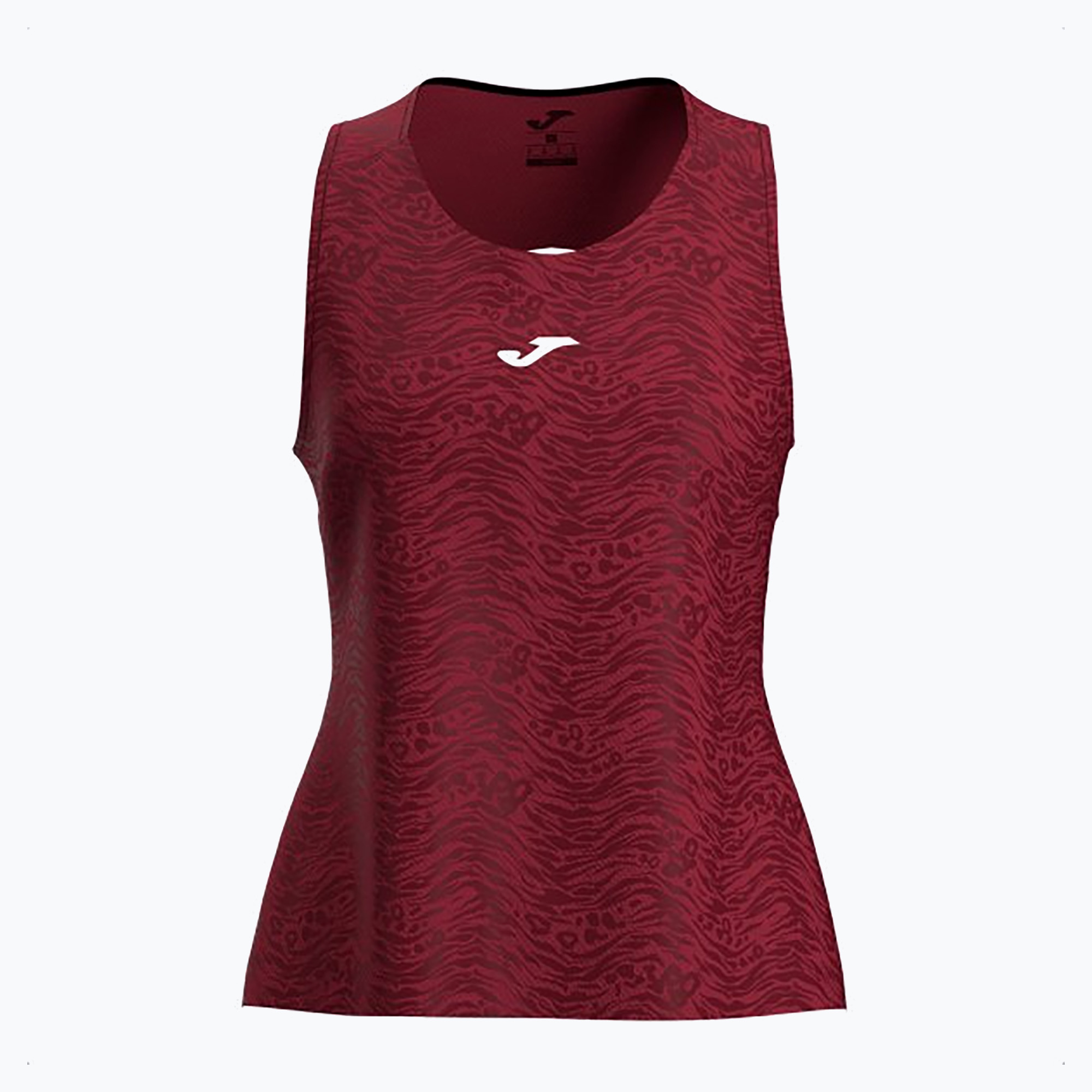 Дамска тениска/фланелка за тенис Joma Challenge Sleeveless W burgundy