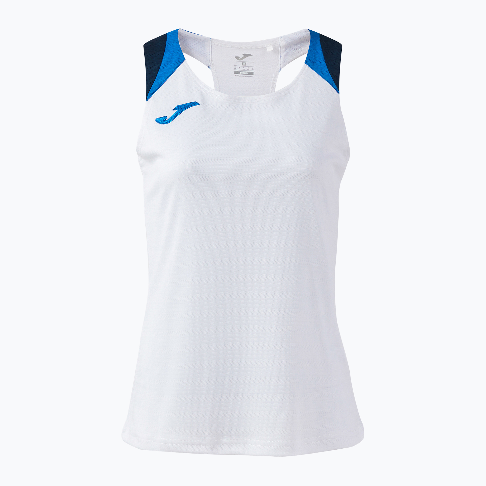 Koszulka tenisowa damska Joma Terra Tank Top white/royal 