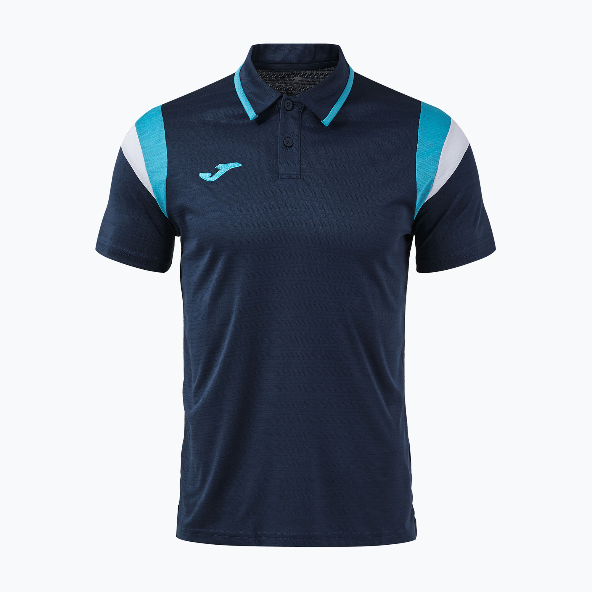 Мъжка тениска/фланелка за тенис Joma Terra Polo dark navy/turquoise fluor