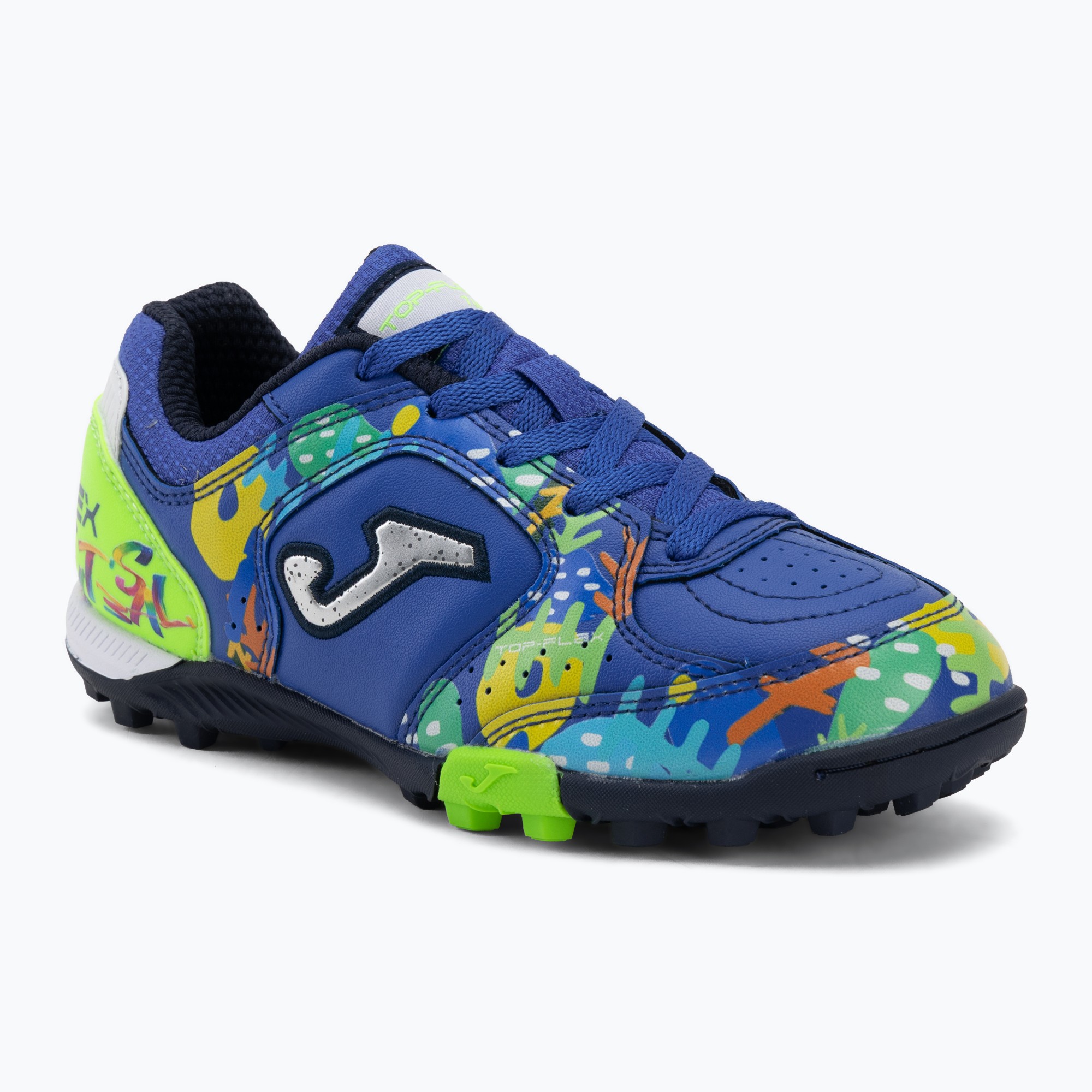 Детски футболни обувки Joma Top Flex Jr TF royal blue