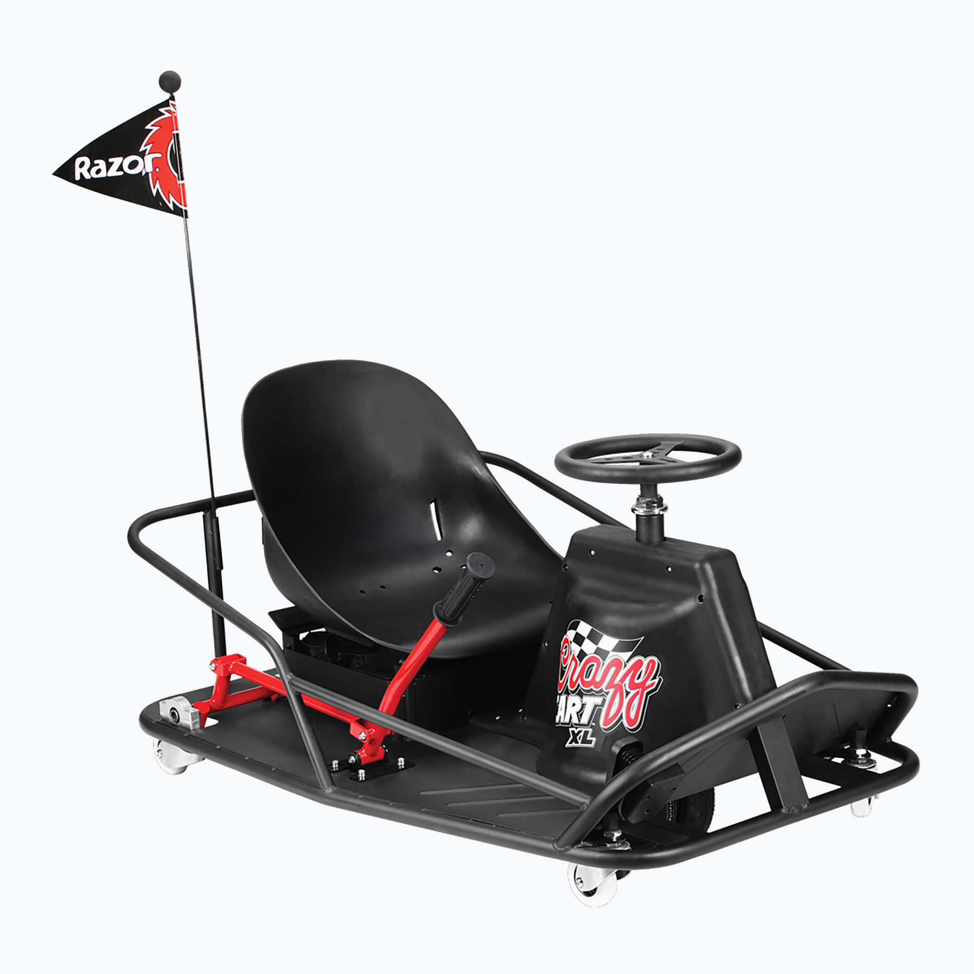 Elektrická motokára Razor Crazy Cart XL čierna