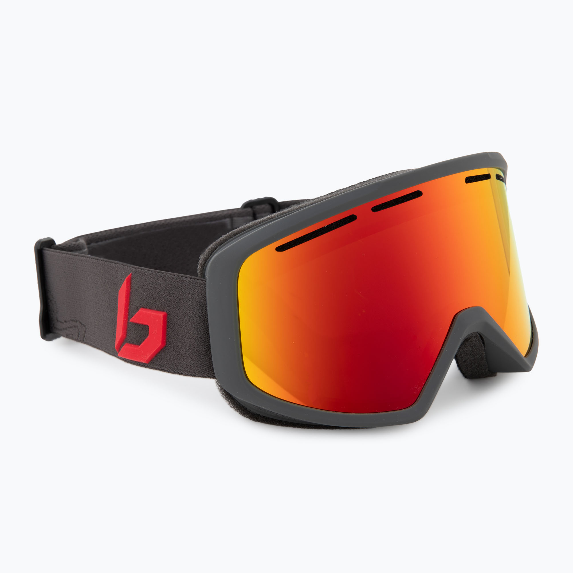 Lyžiarske okuliare Bollé Cascade titanium grey matte/sunrise (Cascade BG006007)