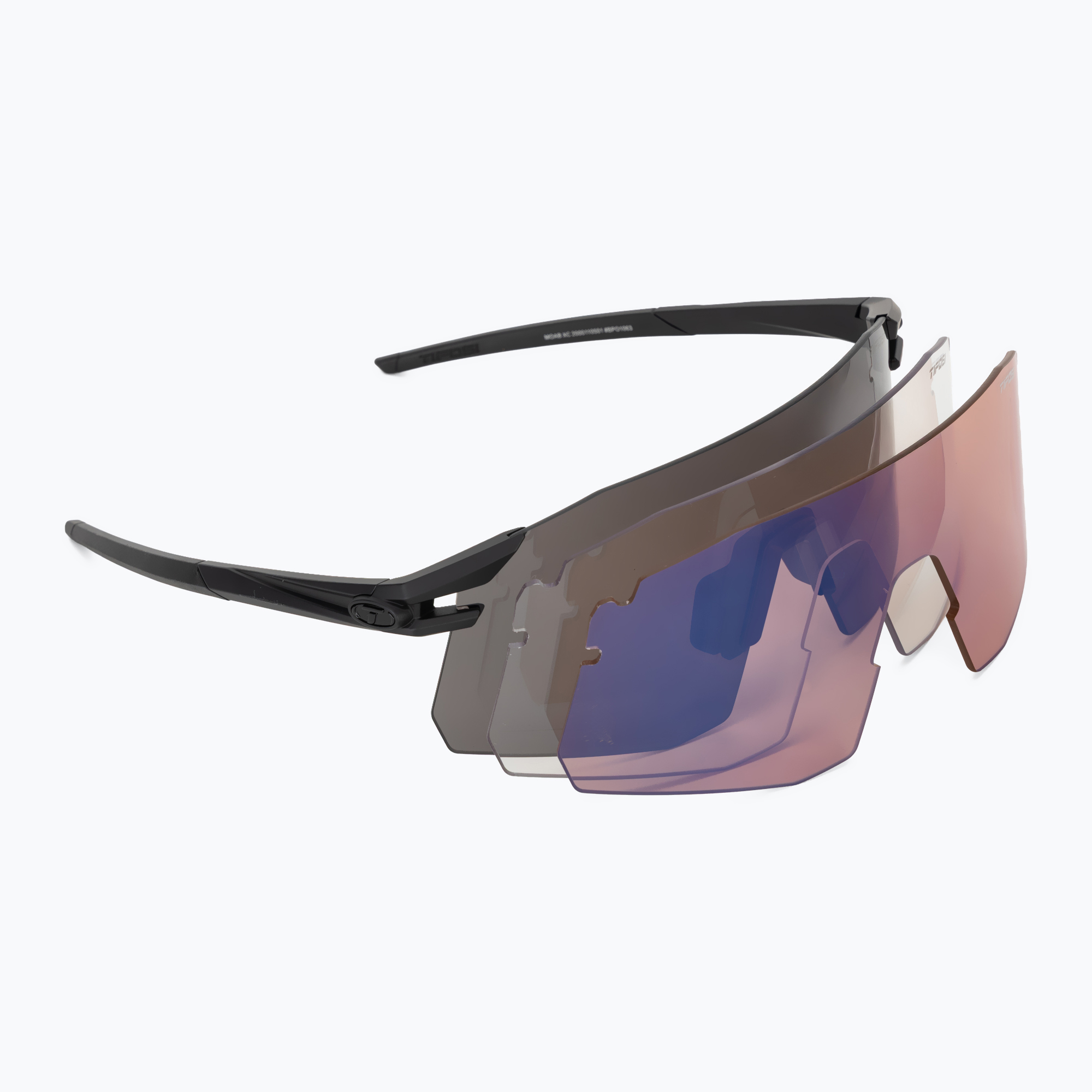 Слънчеви очила Tifosi Moab XC blackout/smoke/ac red/clear