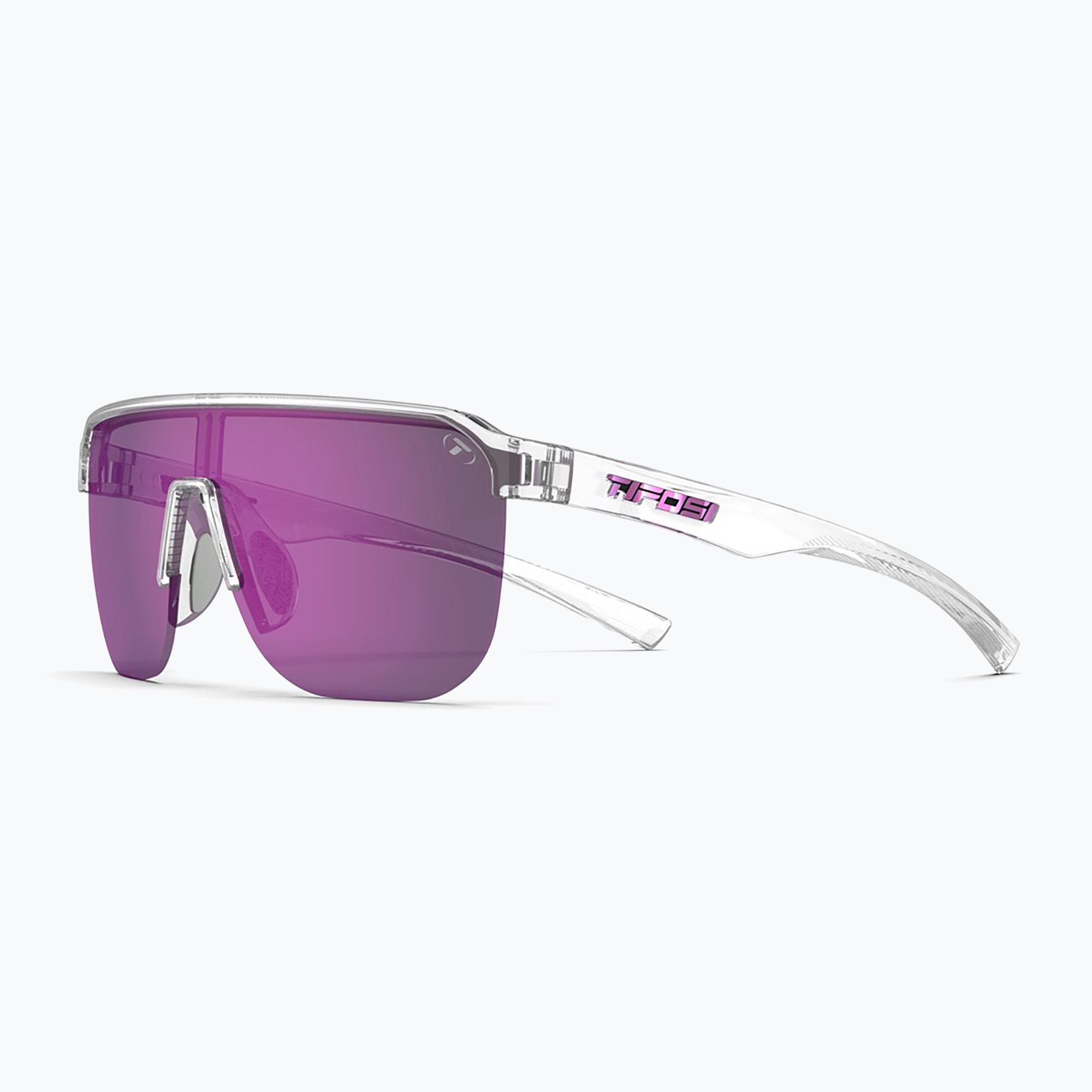 Слънчеви очила Tifosi Sanctum SL crystal clear/smoke purple mirror ar
