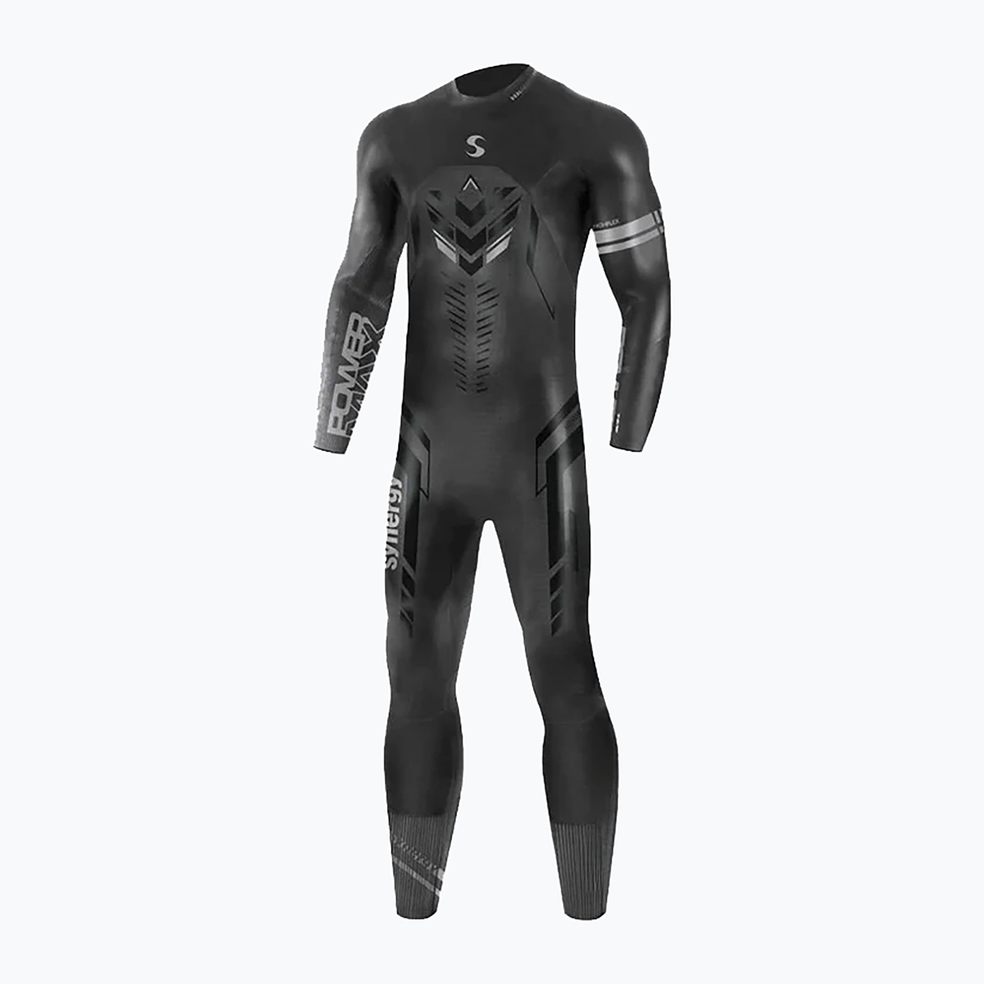 Kombinezon triathlonowy damski Synergy Hybrid EFX4 Full Sleeve Triathlon black 