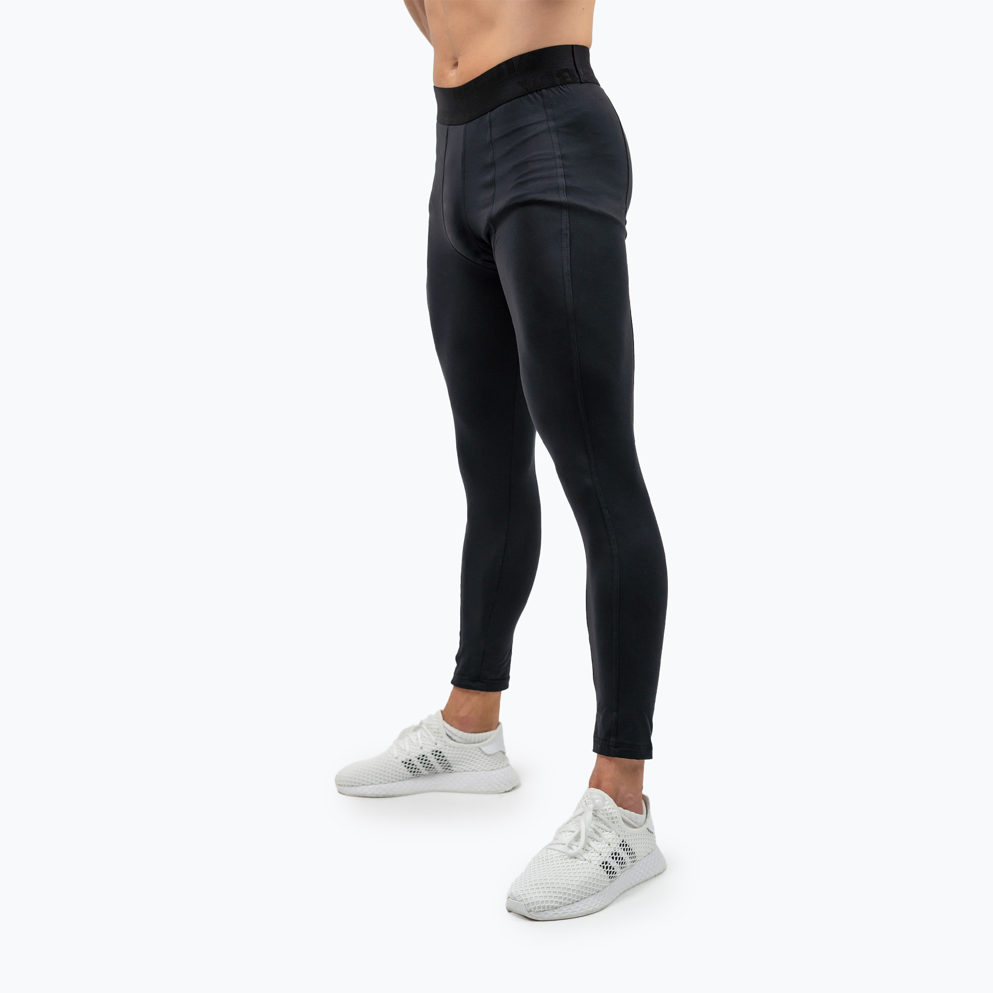 Legginsy treningowe męskie NEBBIA Recovery black 