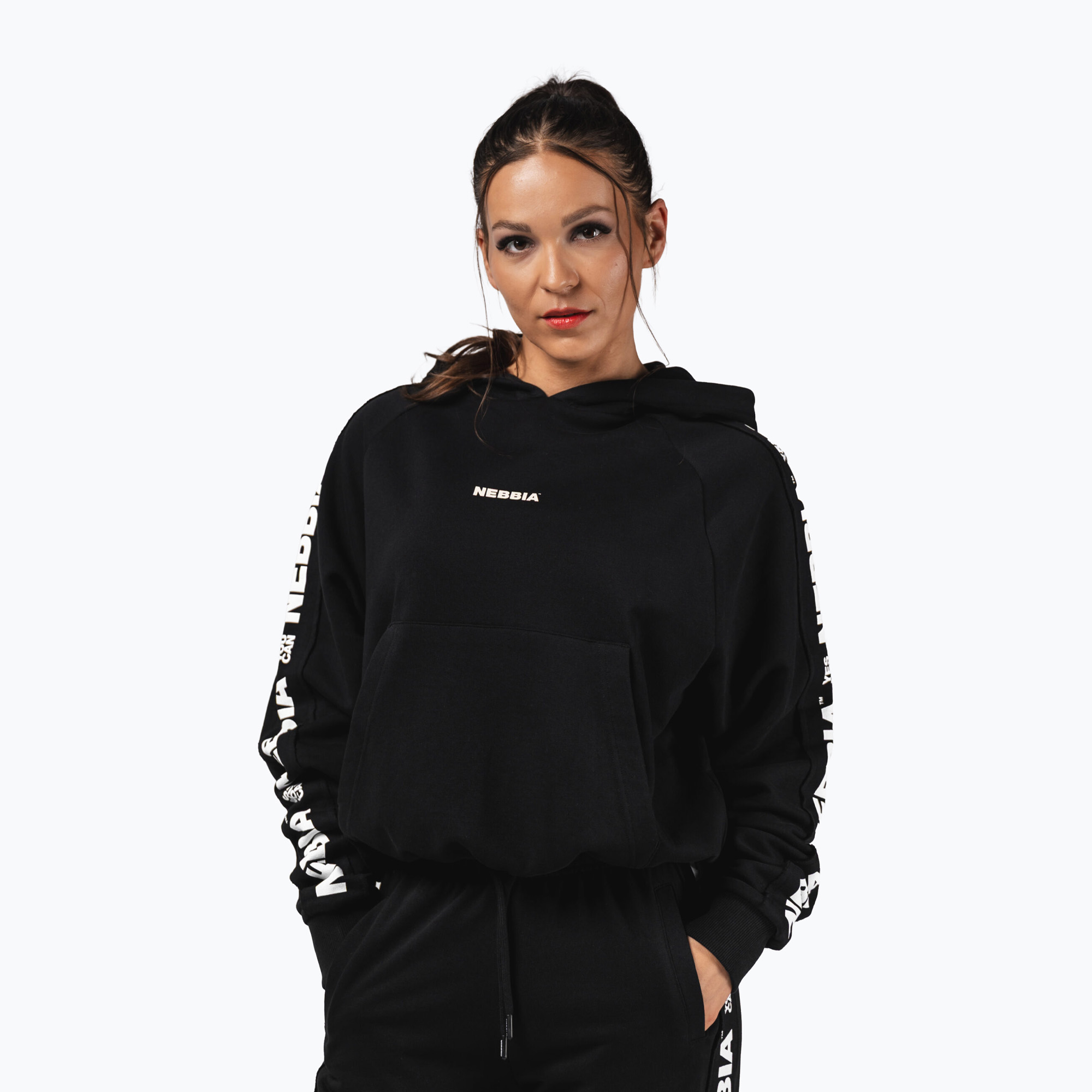 Дамски суитшърт NEBBIA Off-Duty Hoodie black