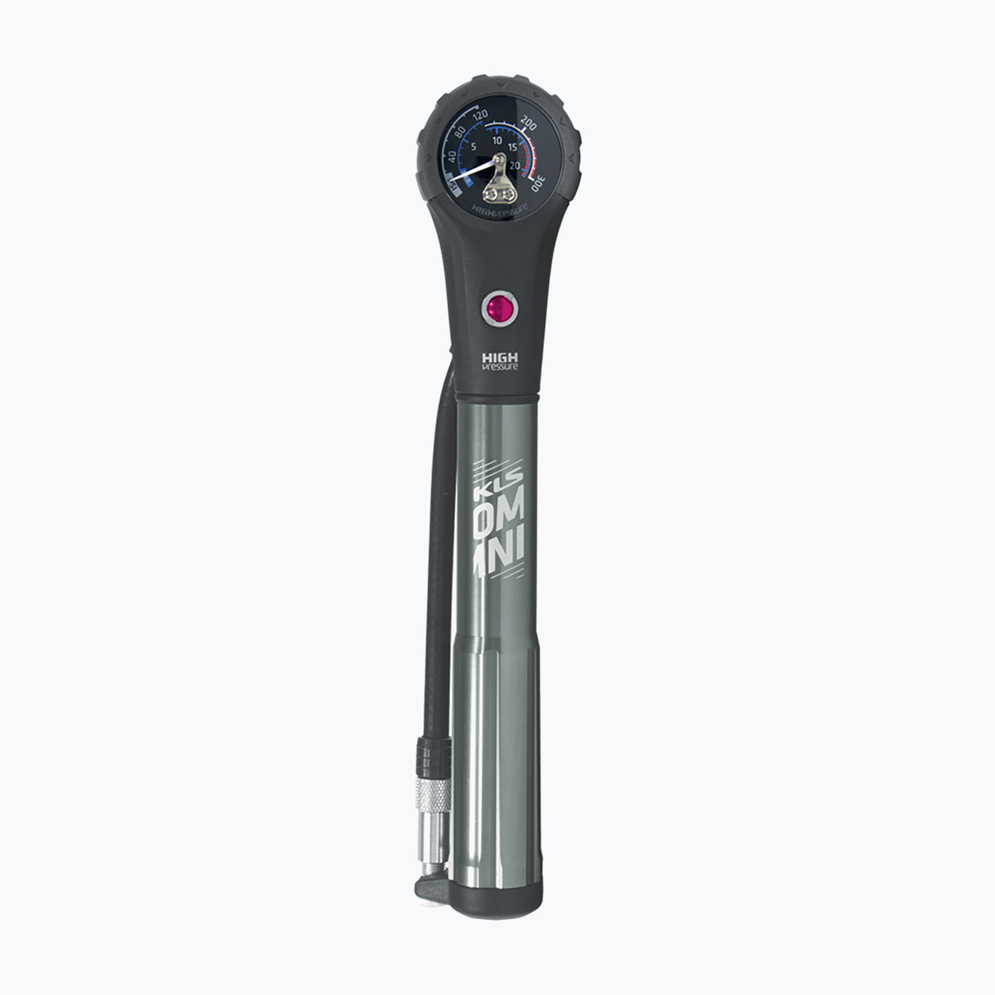 Kellys Omni 300 psi black/grey bicycle pump (300 psi)