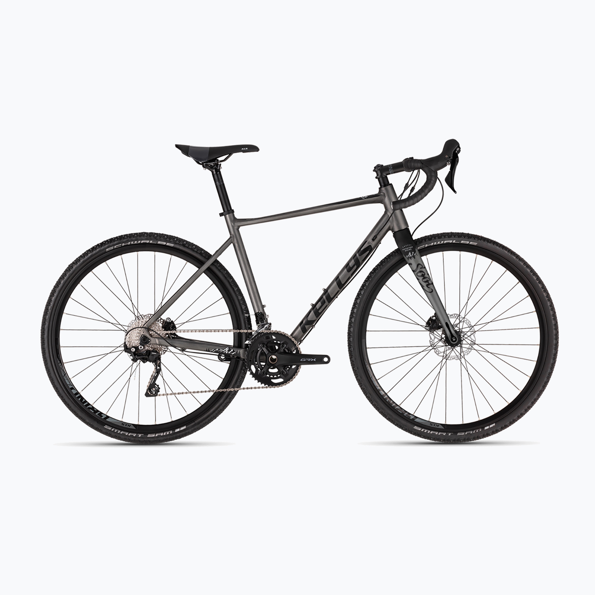 Kellys Soot 50 grey/black gravel bike (M)
