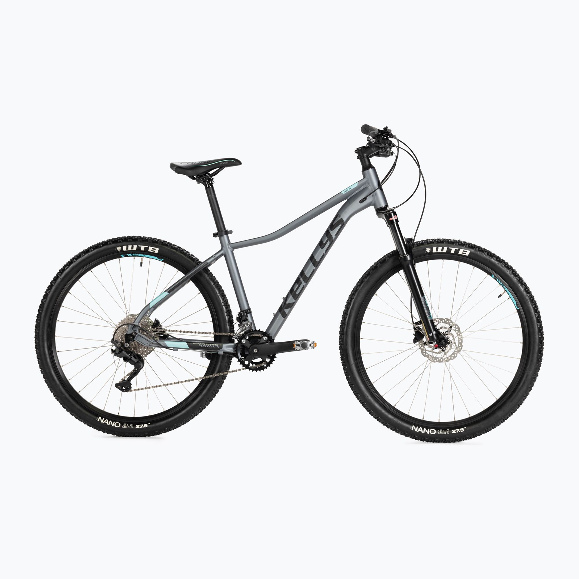 Dámsky horský bicykel Kellys Vanity 80 27,5" šedý (Vanity 80 27.5" 76343)