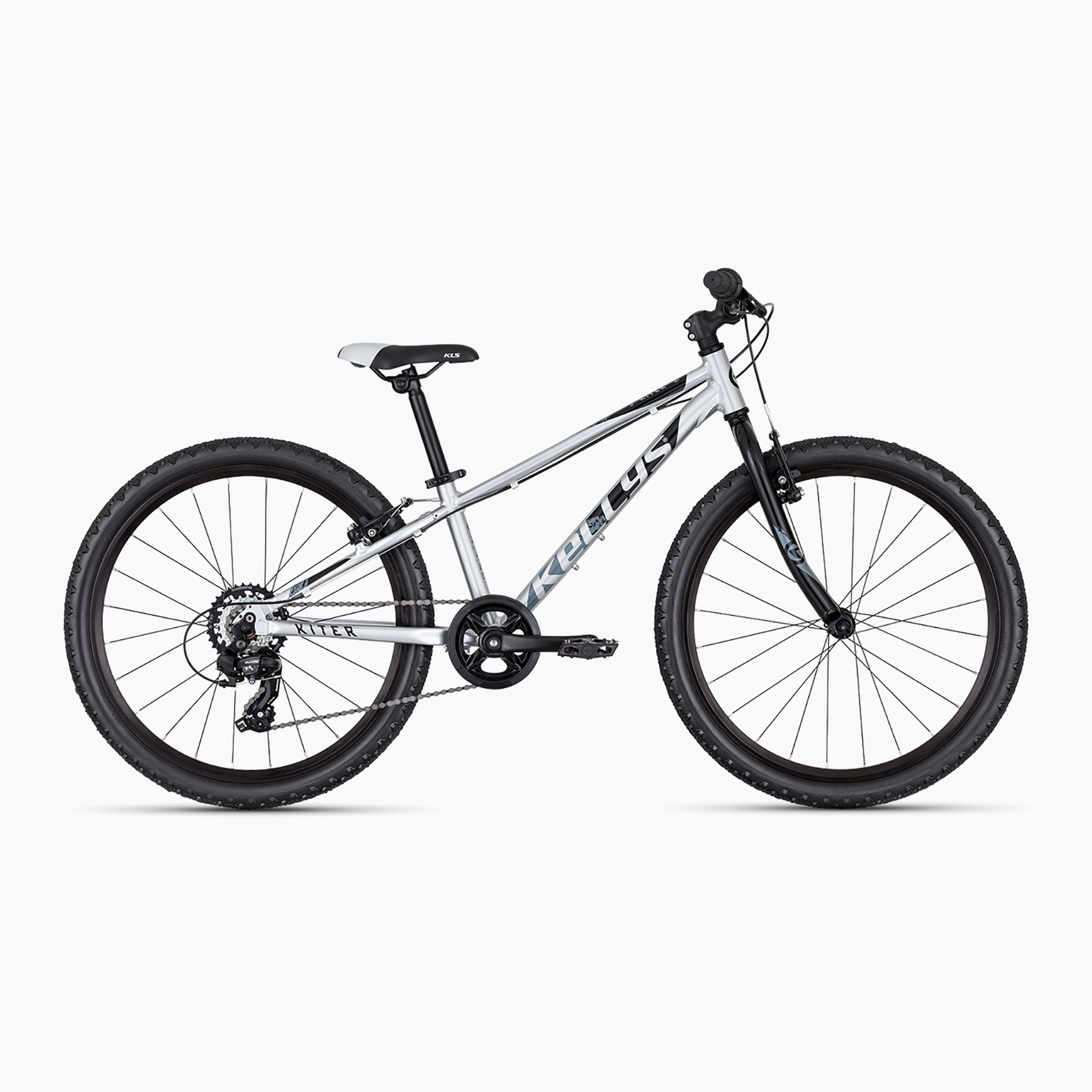 Detský bicykel Kellys Kiter 30 24" silver" (Kiter 30 24" 82833)