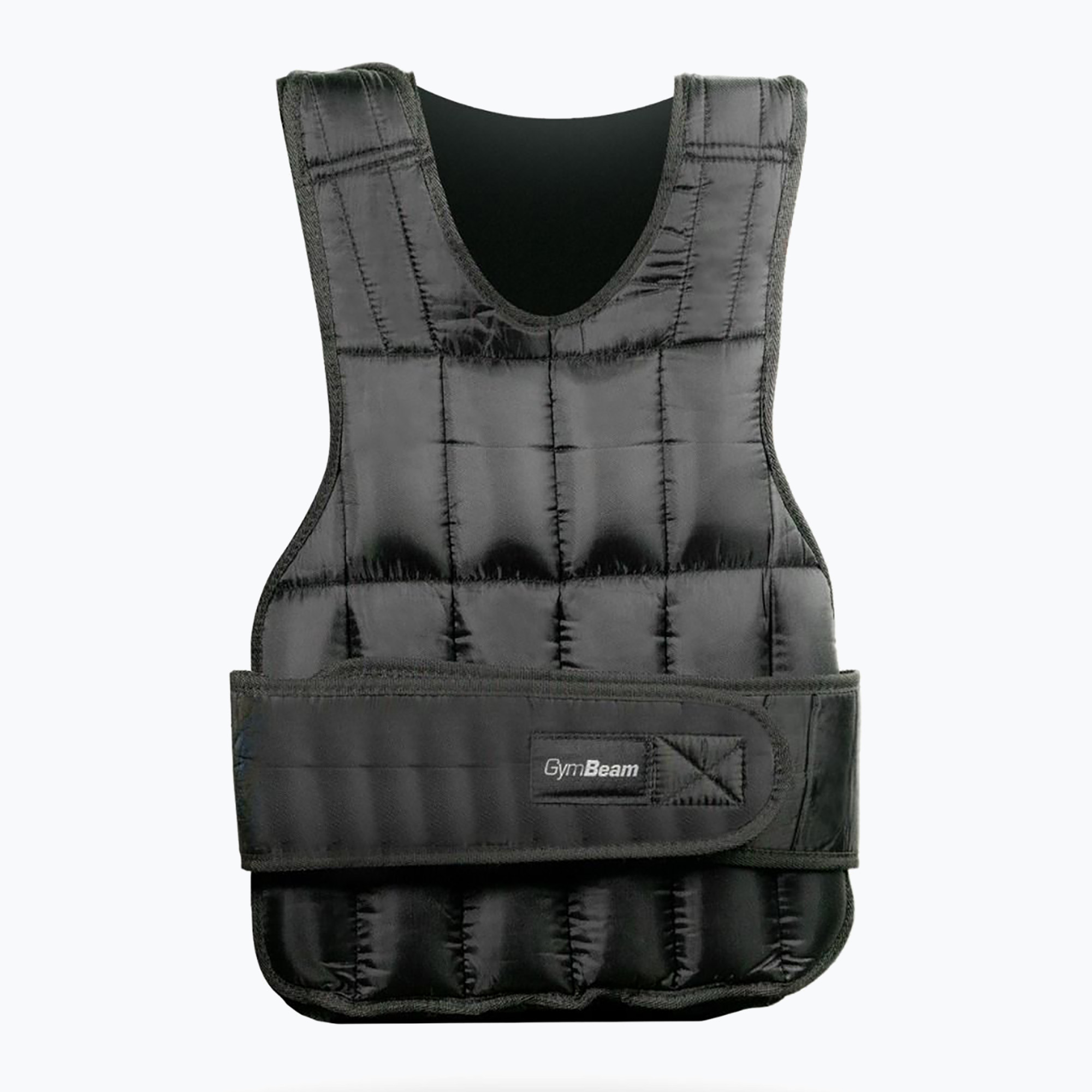 Vestă de antrenament cu greutăți GymBeam Weighted Vest 10 kg black