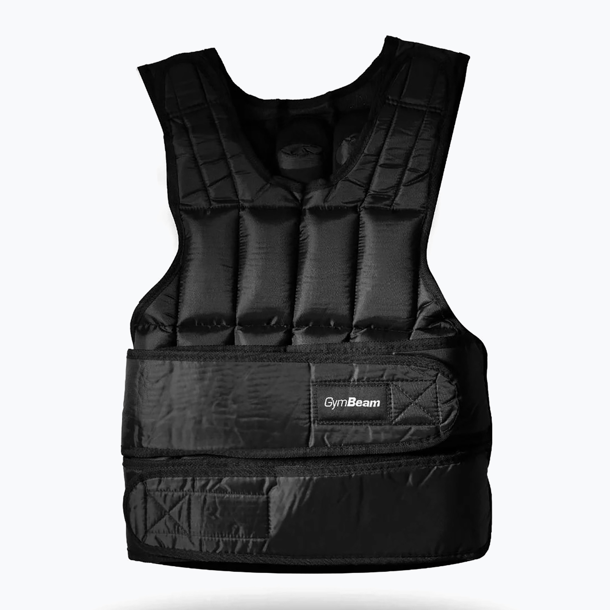 Vestă de antrenament cu greutăți GymBeam Weighted Vest 15 kg black