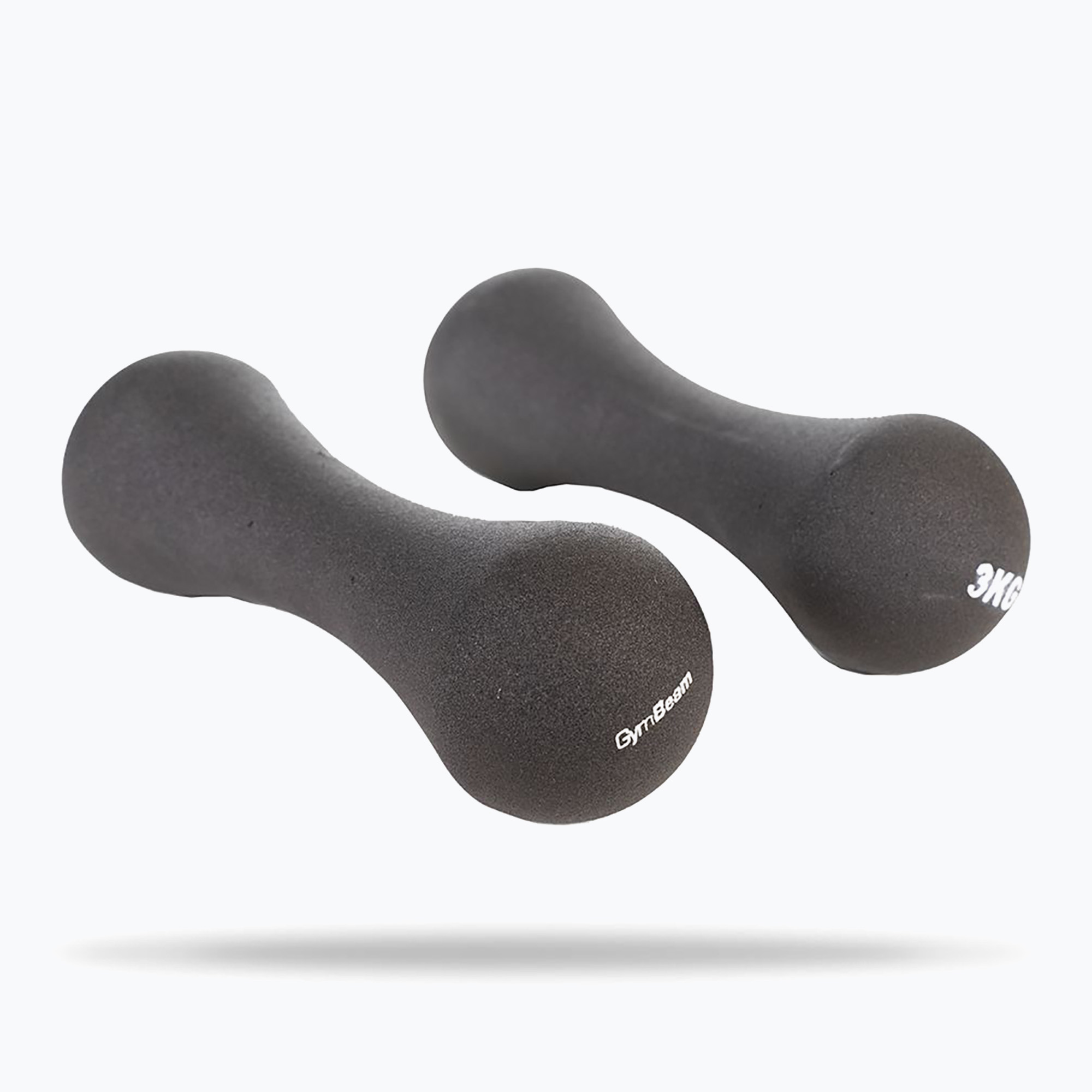 Činky GymBeam Neoprene Dumbbells 2 x 3 kg dark grey