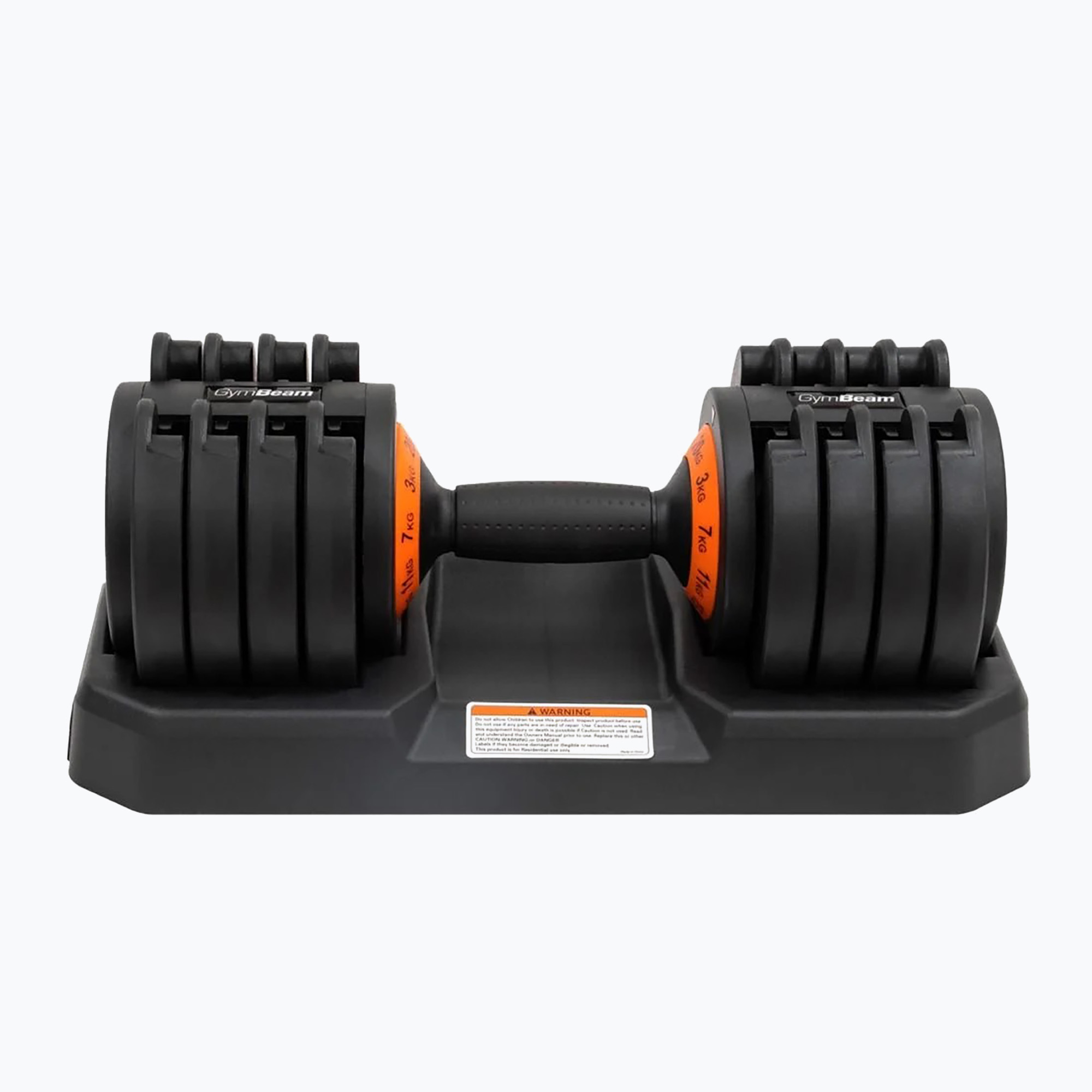Ganteră ajustabilă GymBeam Dumbbell Adjustable 20 kg black