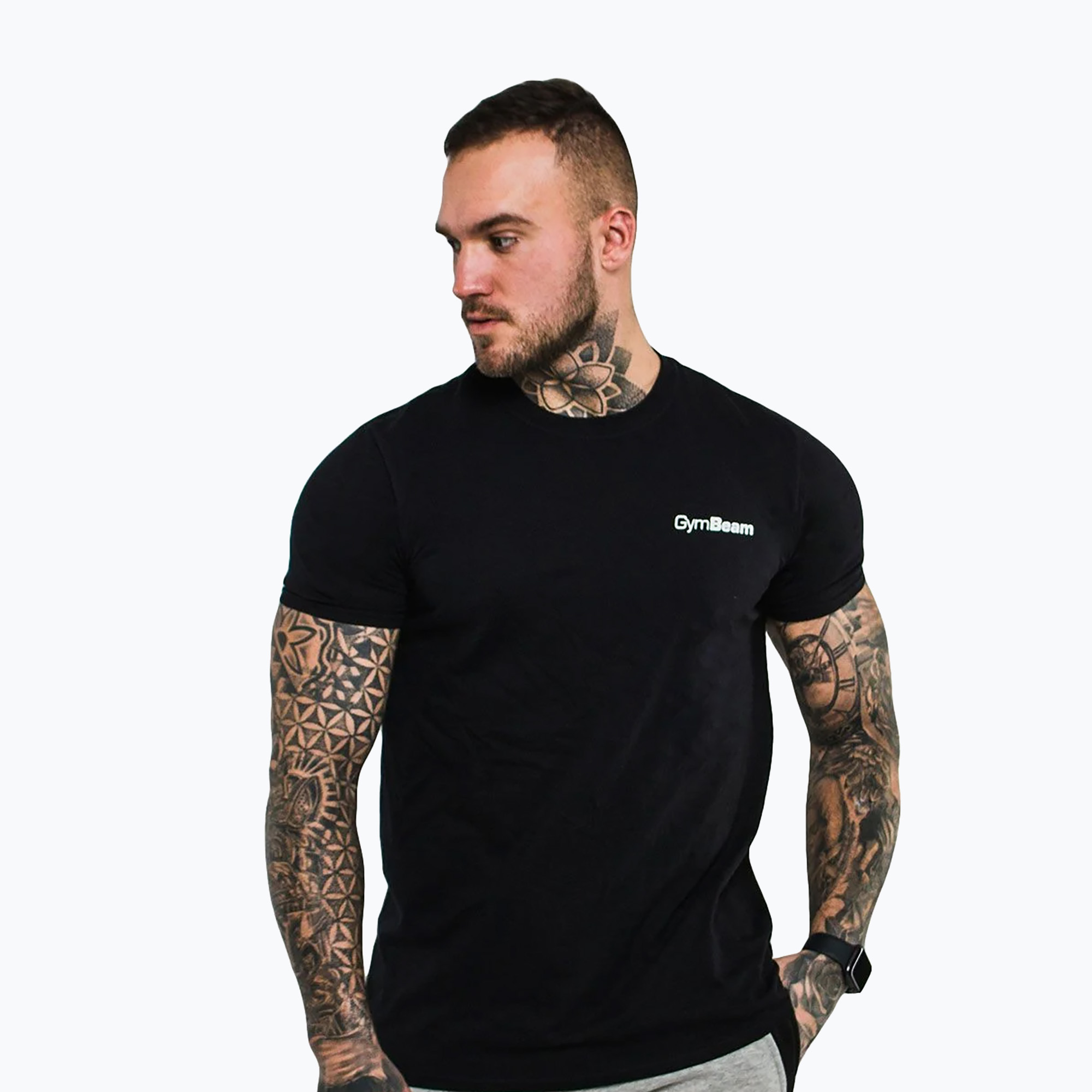 Мъжка тениска GymBeam Basic black
