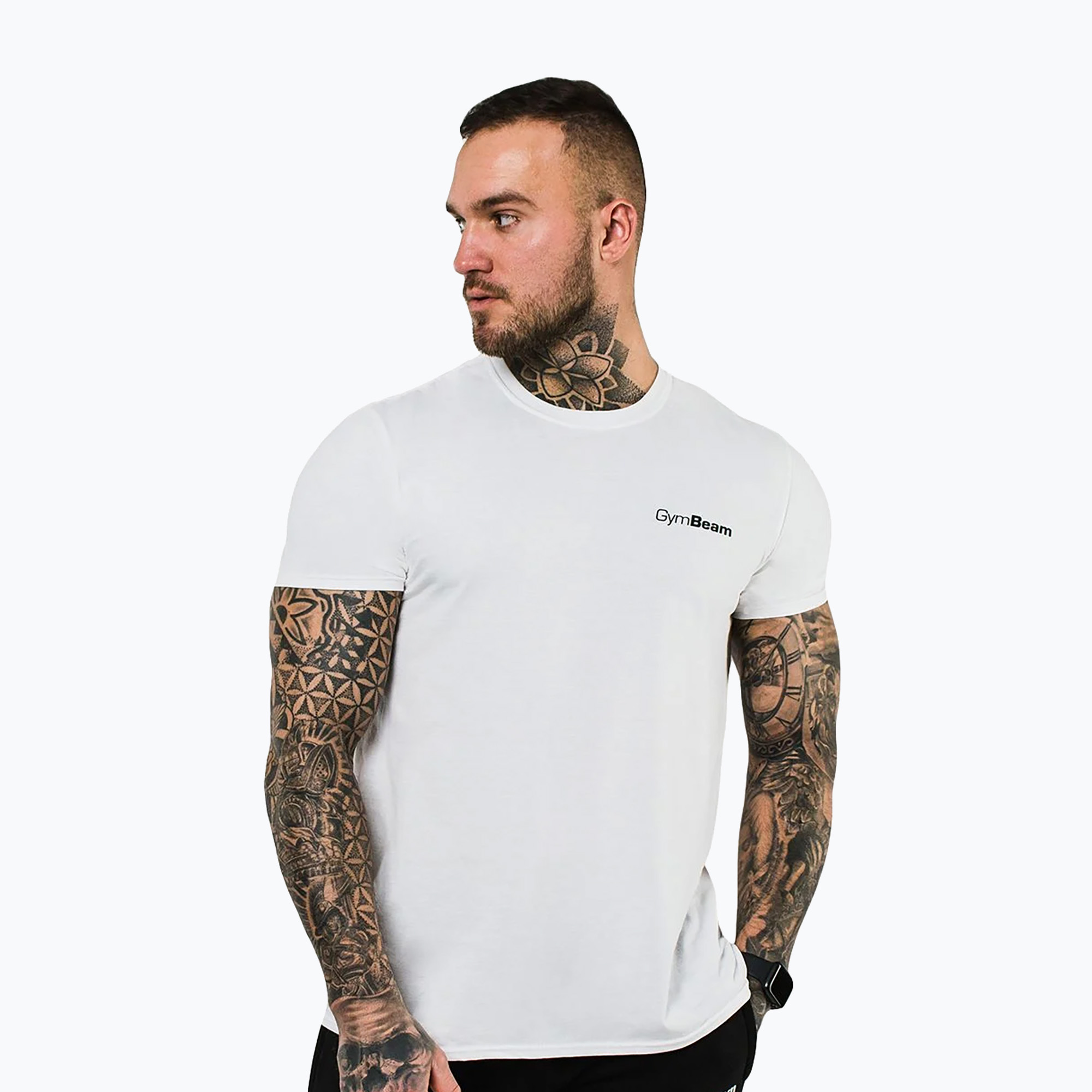 Pánske tričko GymBeam Basic white