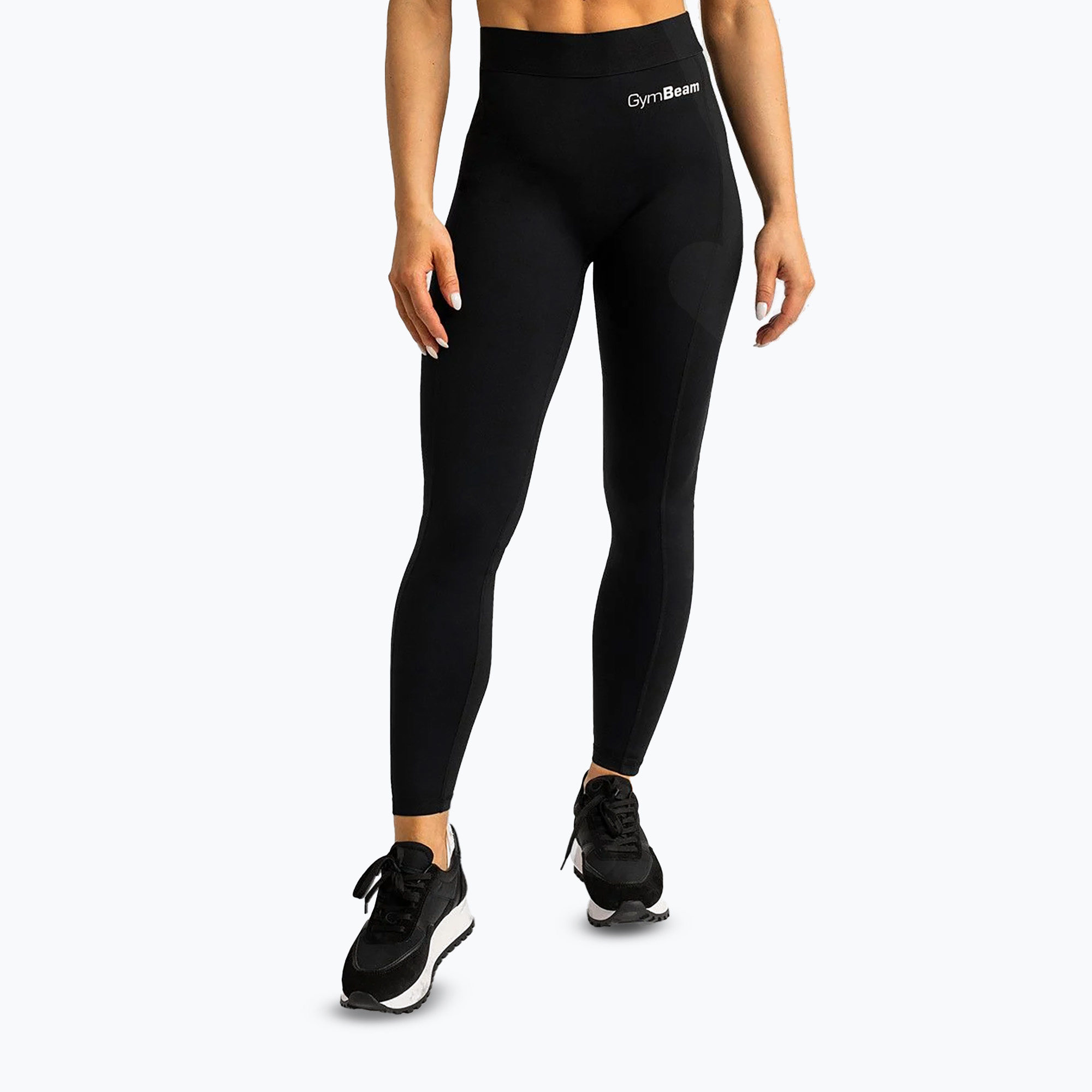 Legginsy treningowe damskie GymBeam Limitless black 76165 